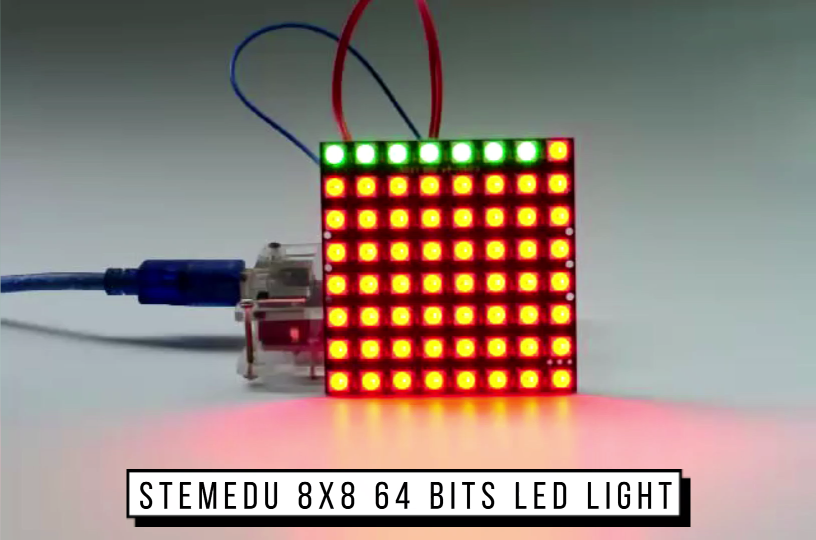 Led Matrix Ws2812b Arduino Ws2812b Led Strip WS2812 8x8 64 LED RGB Matrix Board - 5050 LEDs, Full ...