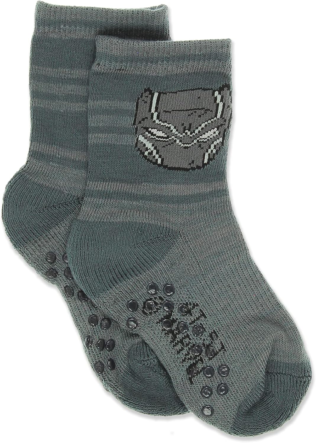 Marvel Super Hero Adventures Avengers Kids Toddlers 6 pack Socks with Grippers (5-7 yrs, Red/Multi)