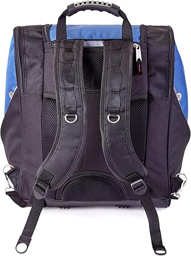 Miniatura 24 de Athalon Bolsa para botas/mochila Everything Silver/Black,Batik,Negro,Negro/Neón Cremallera,negro, azul (Blue Batik),negro