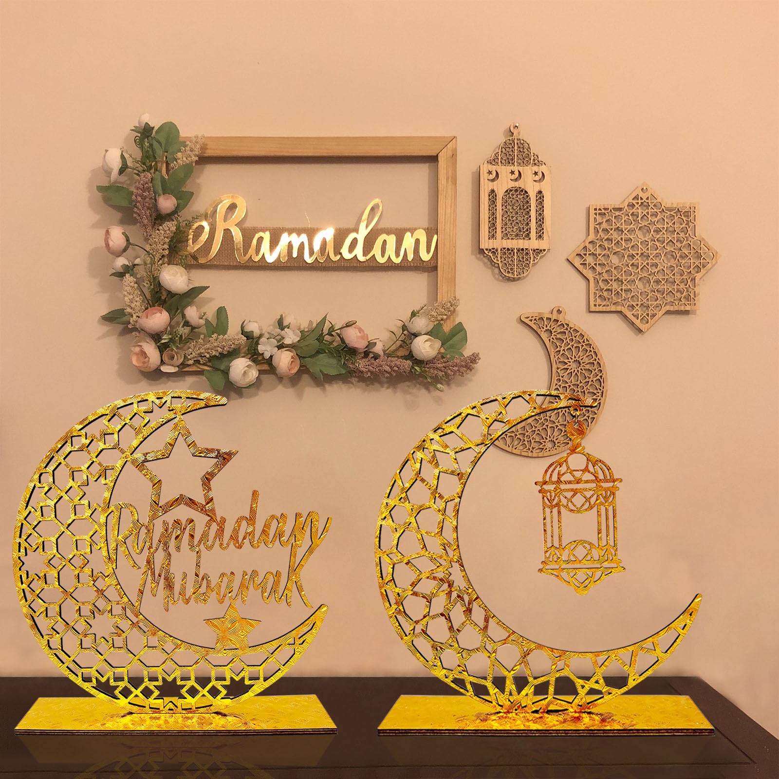 Decorazioni Ramadan Finestre Ramadan Mubarak Decorazioni Per La Casa Ramadhan Decorazione Da Parete Adesivi Da Parete Eid Decor Luna Stella Acrilico Decalcomanie Per La Casa Adesivi Finestra Eid
