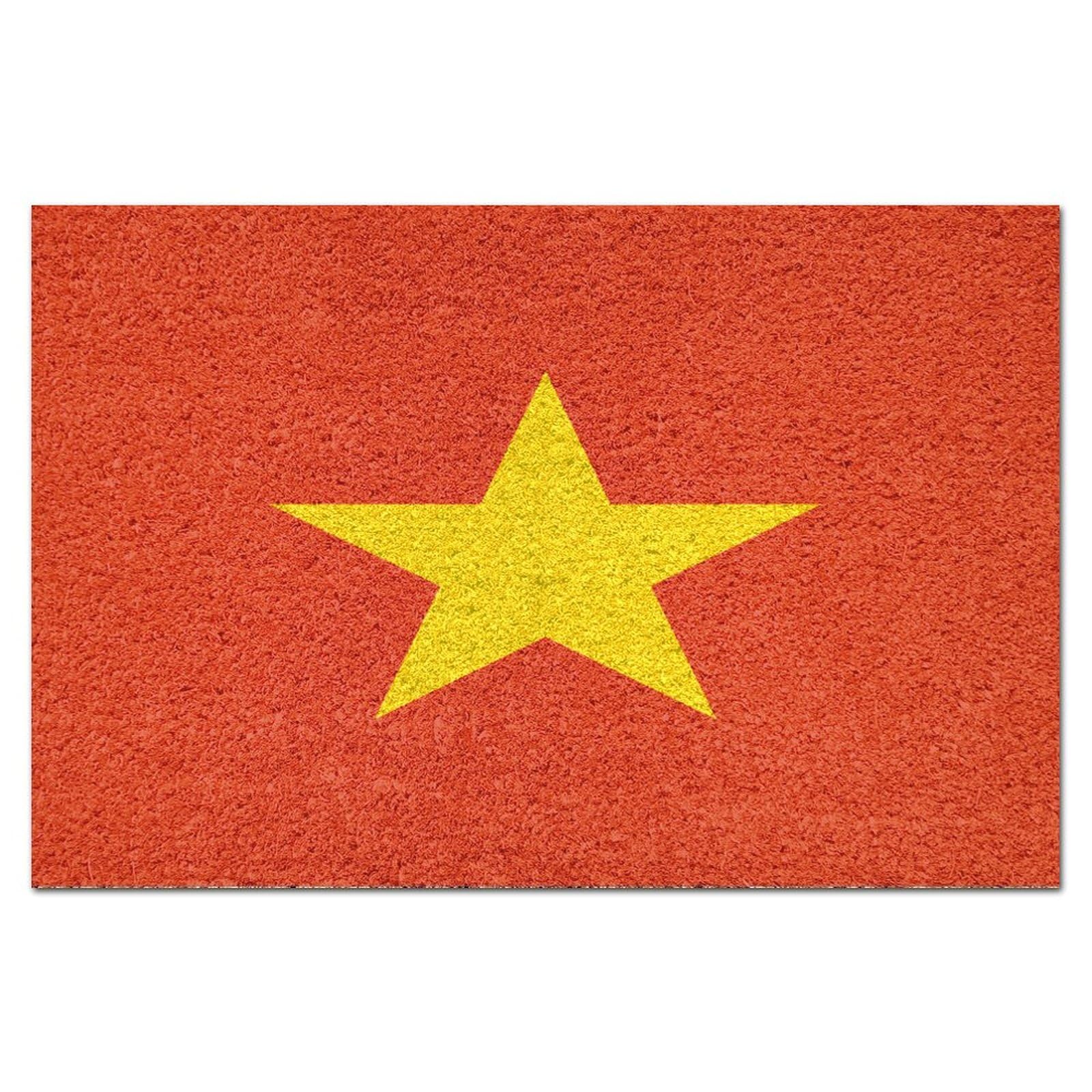 Paillasson Vietnam amusant en coco pour décorer votre cuisine et entrée de maison