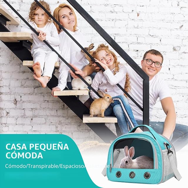 Foto 5 de 7 de Bolsa De Transporte De Animales Pequeños, 30*27*21 Cm Bolsa De Transporte Para Animales Pequeños