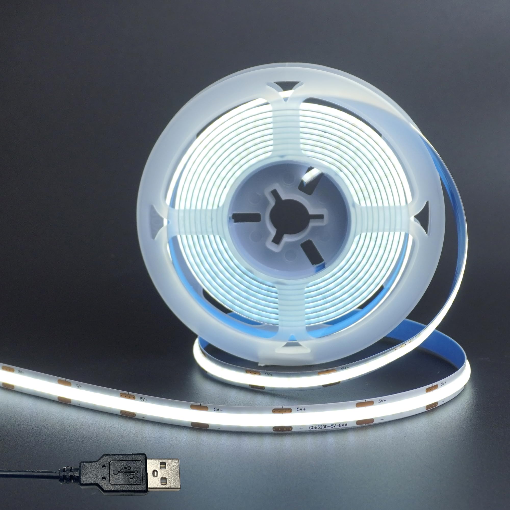 Amazon.co.jp: クリアヒル（Clearhill）5V USB COB LEDストリップ