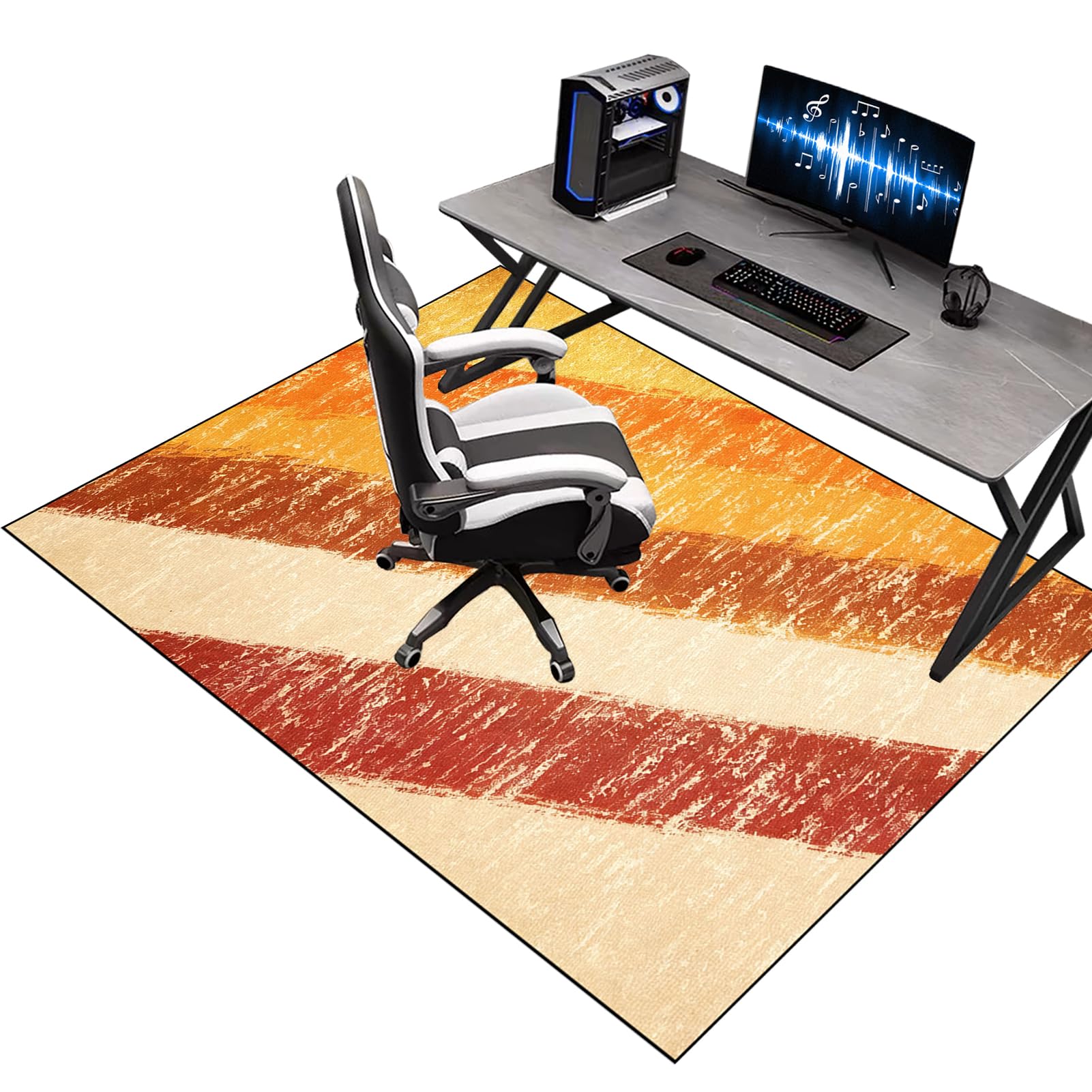 Alfombra para Silla Gaming Alfombrilla para Silla de Oficina Escritorio
