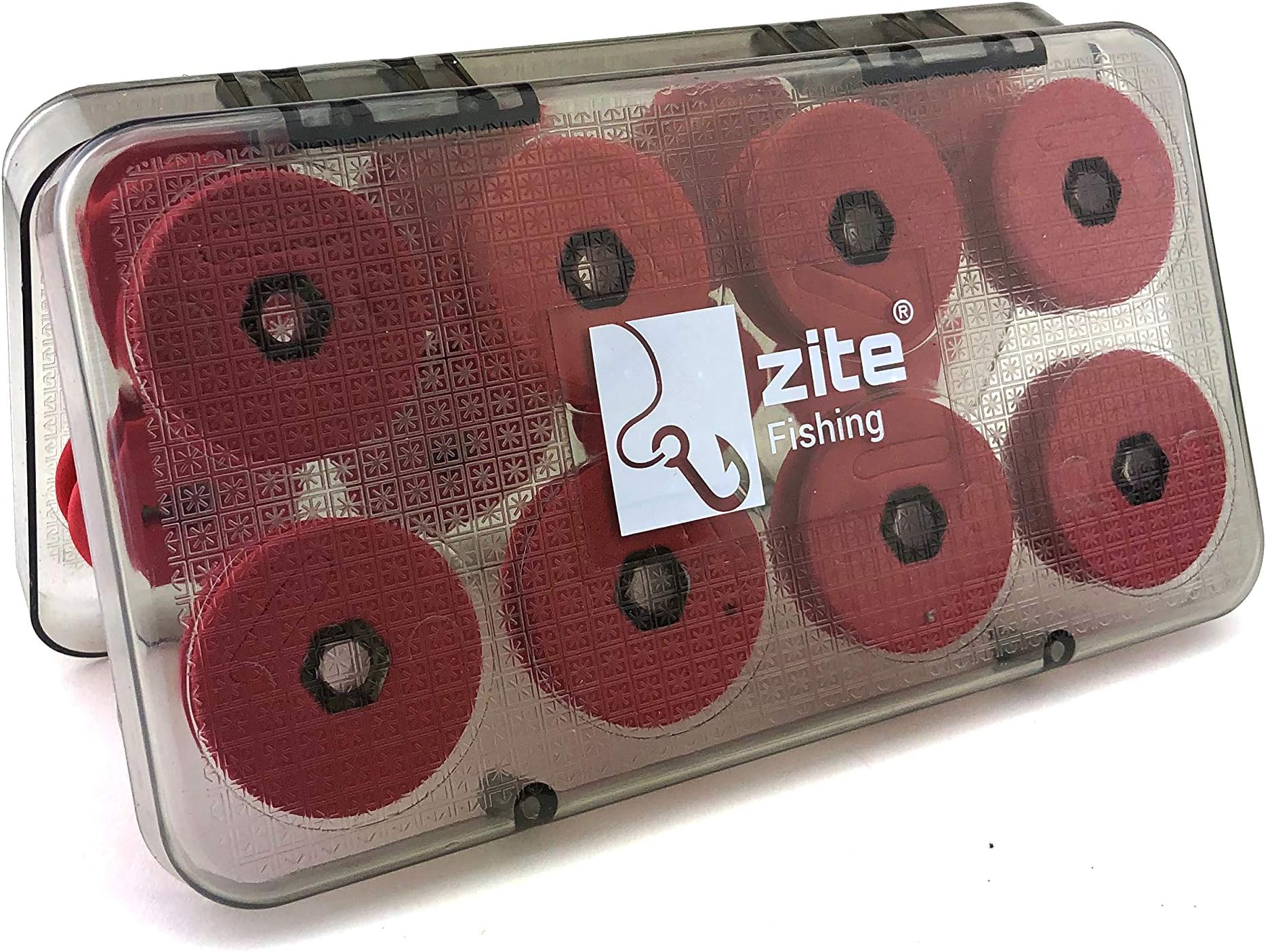 Zite Fishing Rig Fishing Line Hook Winder Set - 16 Pieces in Storage System Box