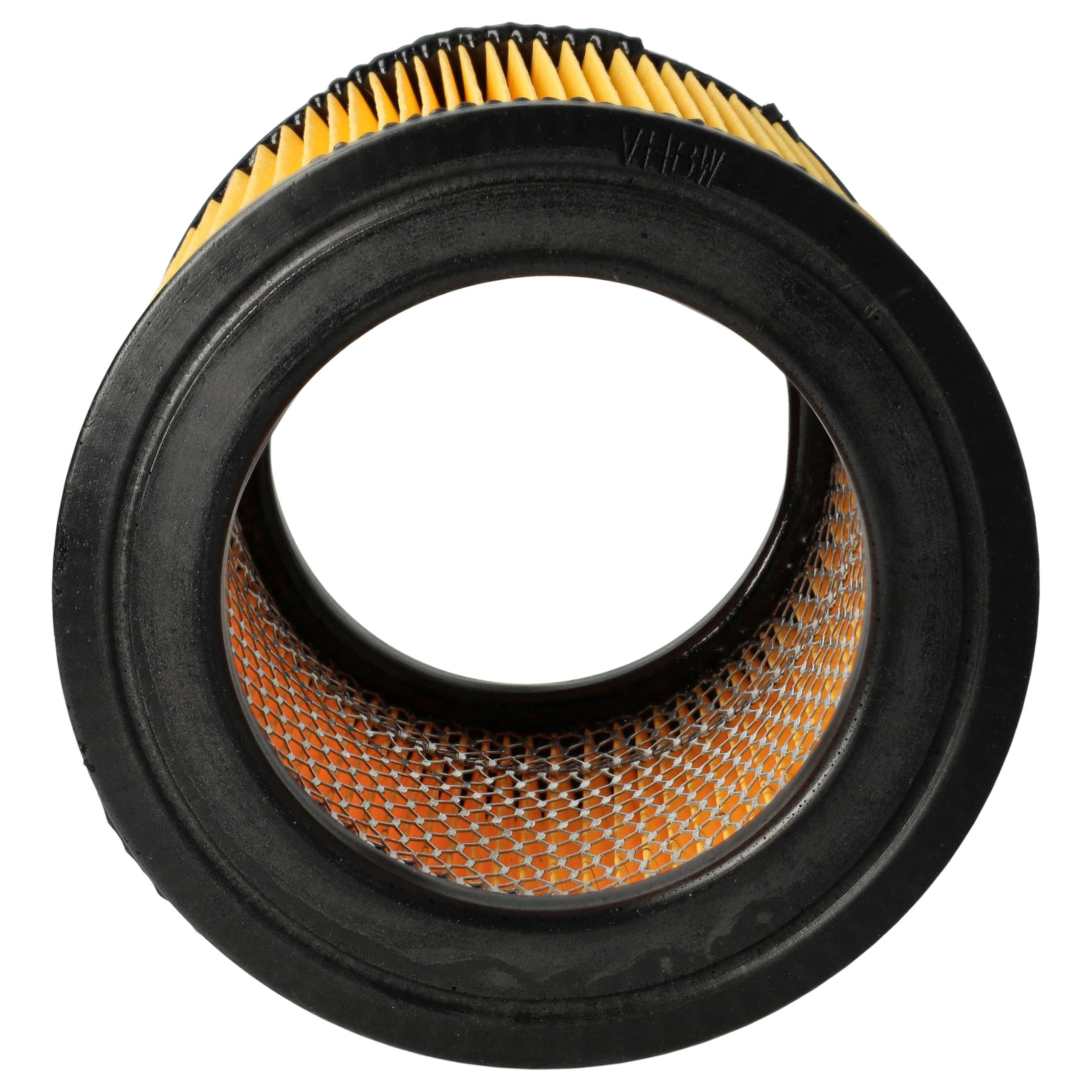 vhbw 2x filtro a pieghe piatte sostituisce Topcraft K704F, K707F, R 693 per aspirapolvere - arancione, lavabile