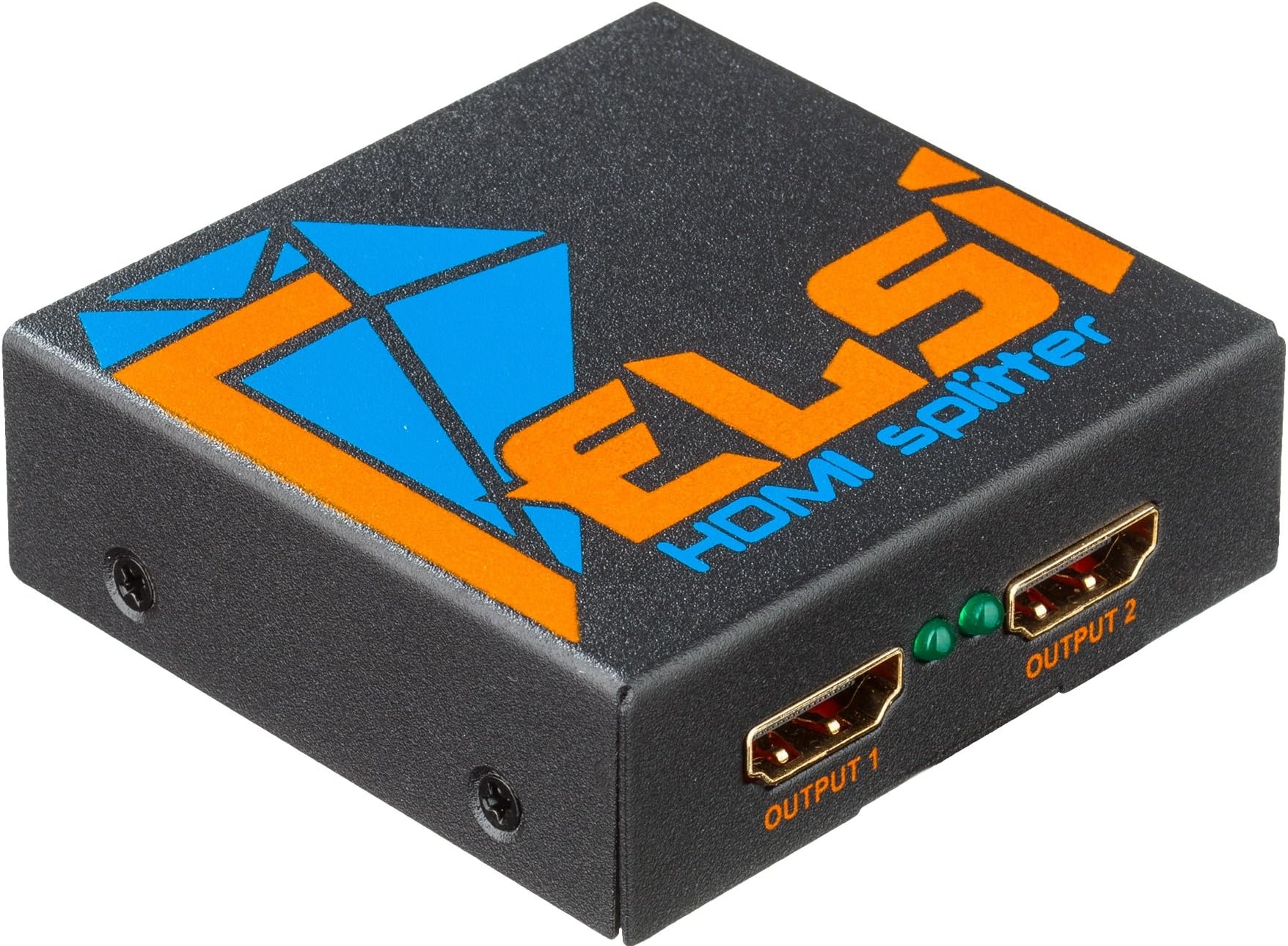 HDMI Splitter 1 in 2 out Powered - with Amplifier - 1080P (Full HD) & 3D - One Input To Two Outputs