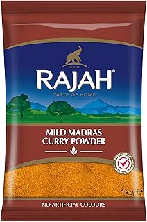 Rajah Spices Mild Madras Curry Powder | Madras | Mild | Curry Powder | (1kg)