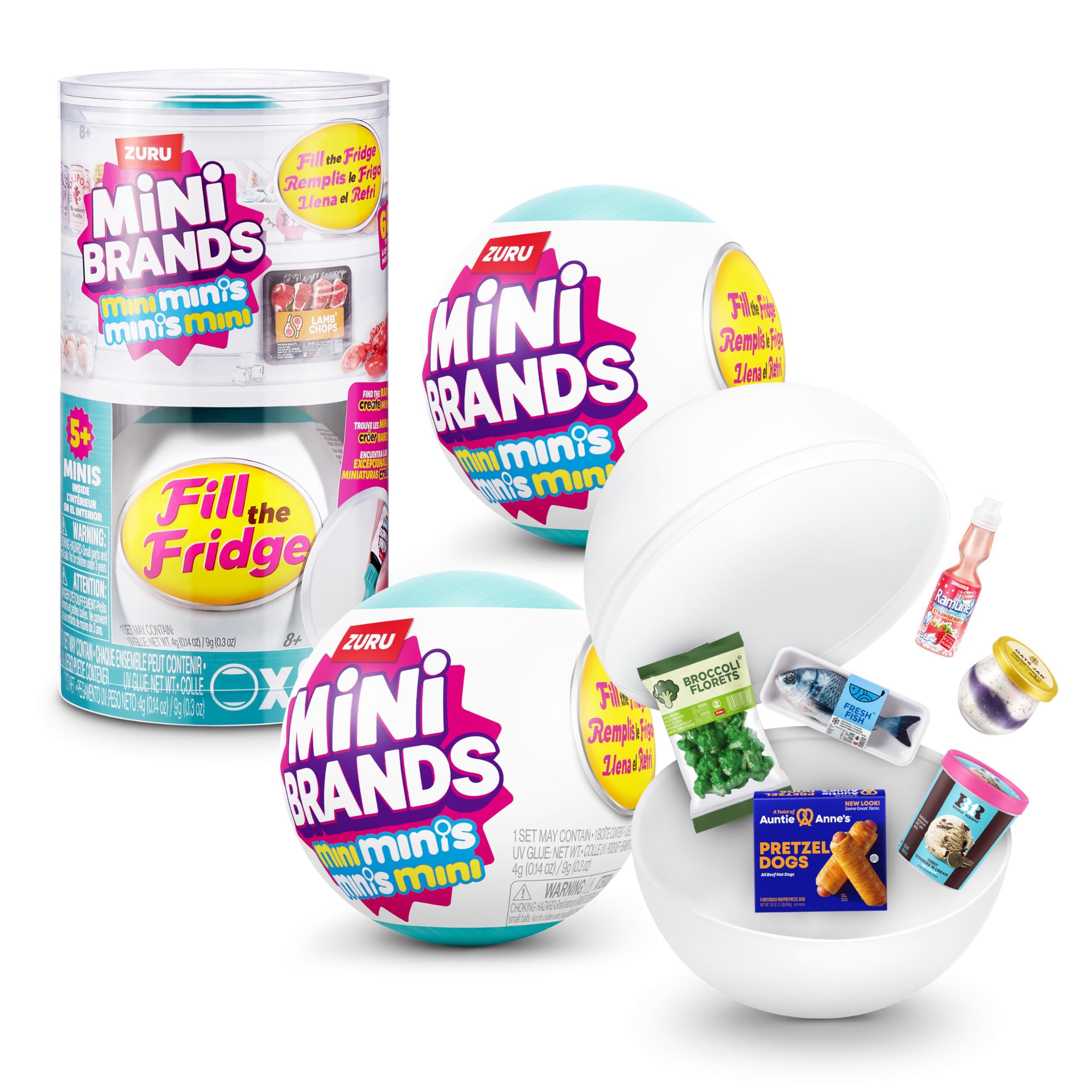 Mini Brands Fill The Fridge Series 2 PACK by ZURU, Collectible Miniature Toy