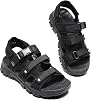Athletic Sandals for Mens Open Toe Walking Sandals Outdoor Hiking Sandal Anti-Slip with Adjustable Strap for Summer Beach