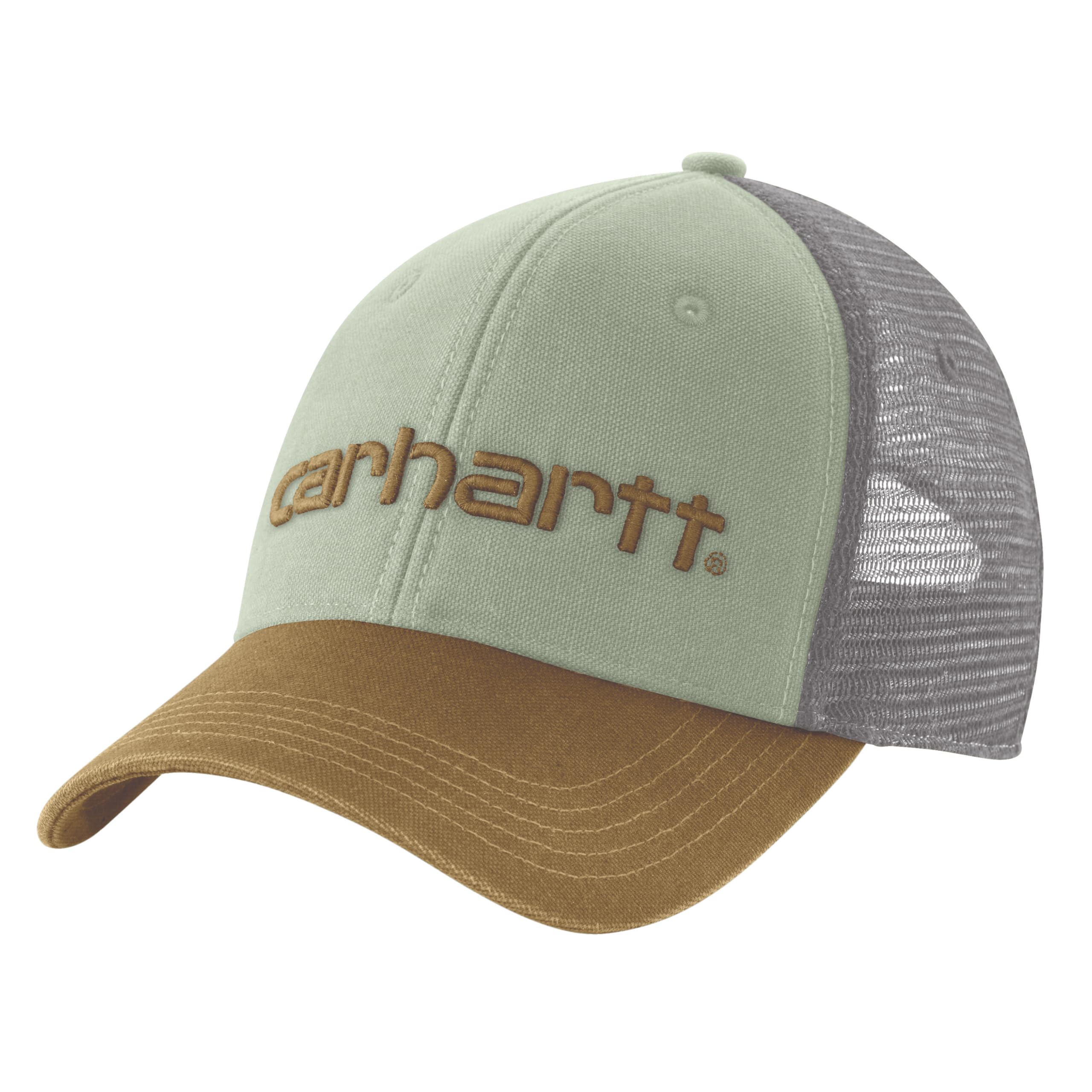 Men's Canvas Mesh-Back Logo Graphic Cap