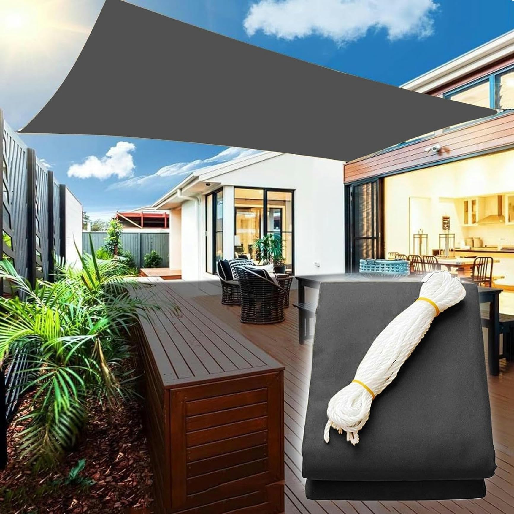 テラス オーニング 雨よけレールセット テラス オーニング 雨よけ