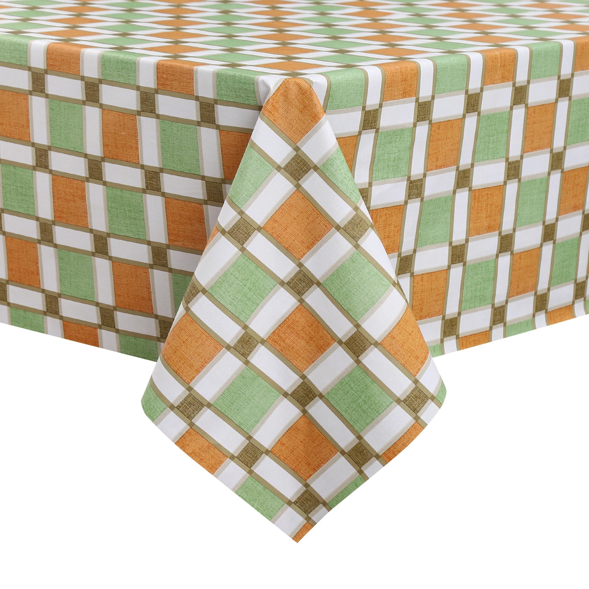 Photo 1 of Heavy Duty Vinyl Tablecloth Waterproof Oil-Proof PVC Table Cloth Stain-Resistant Wipeable Rectangle or Square Table Cover Lattice 54X108 Inch