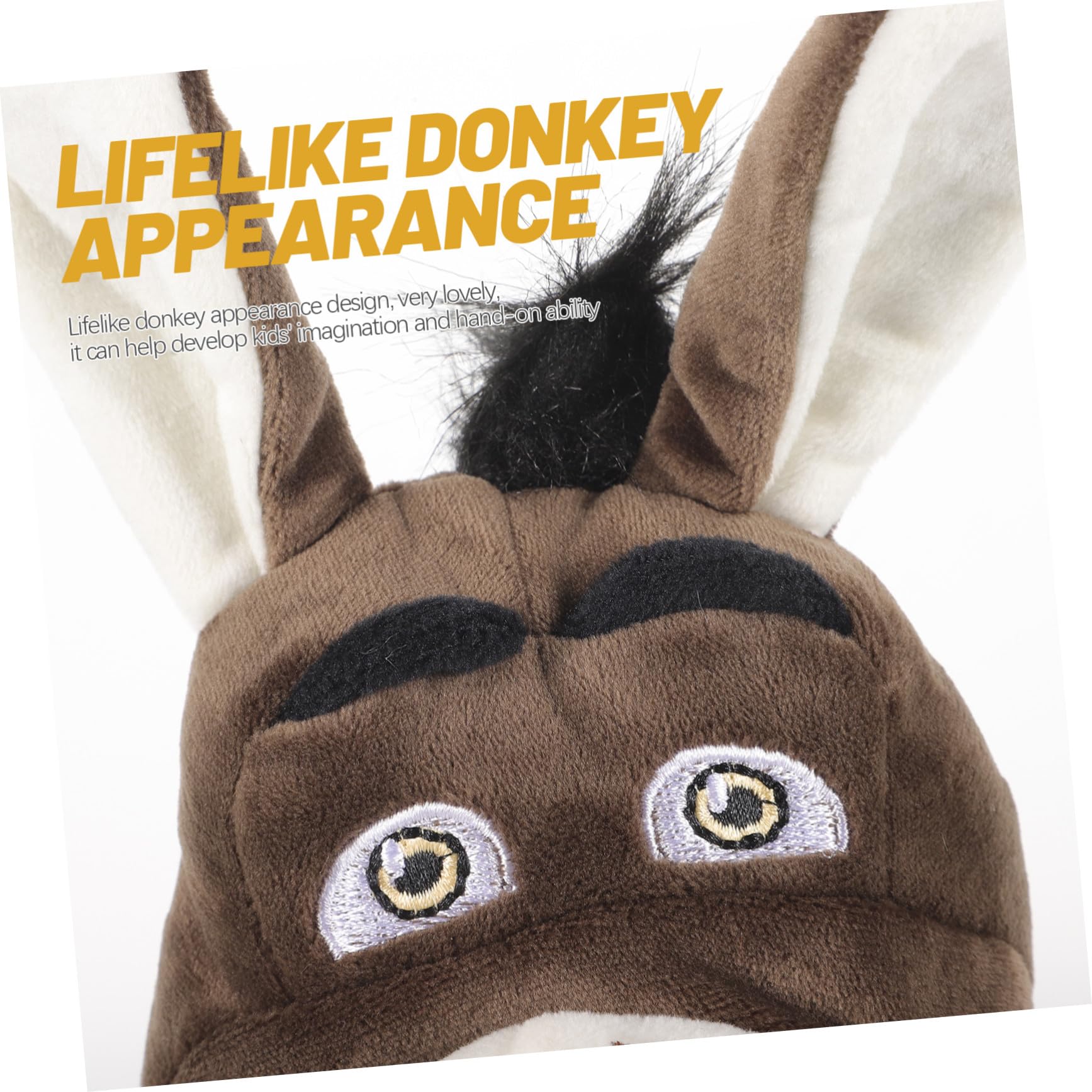 Marioneta de Mano de Burro de Peluche, 1 Pieza, Cuento