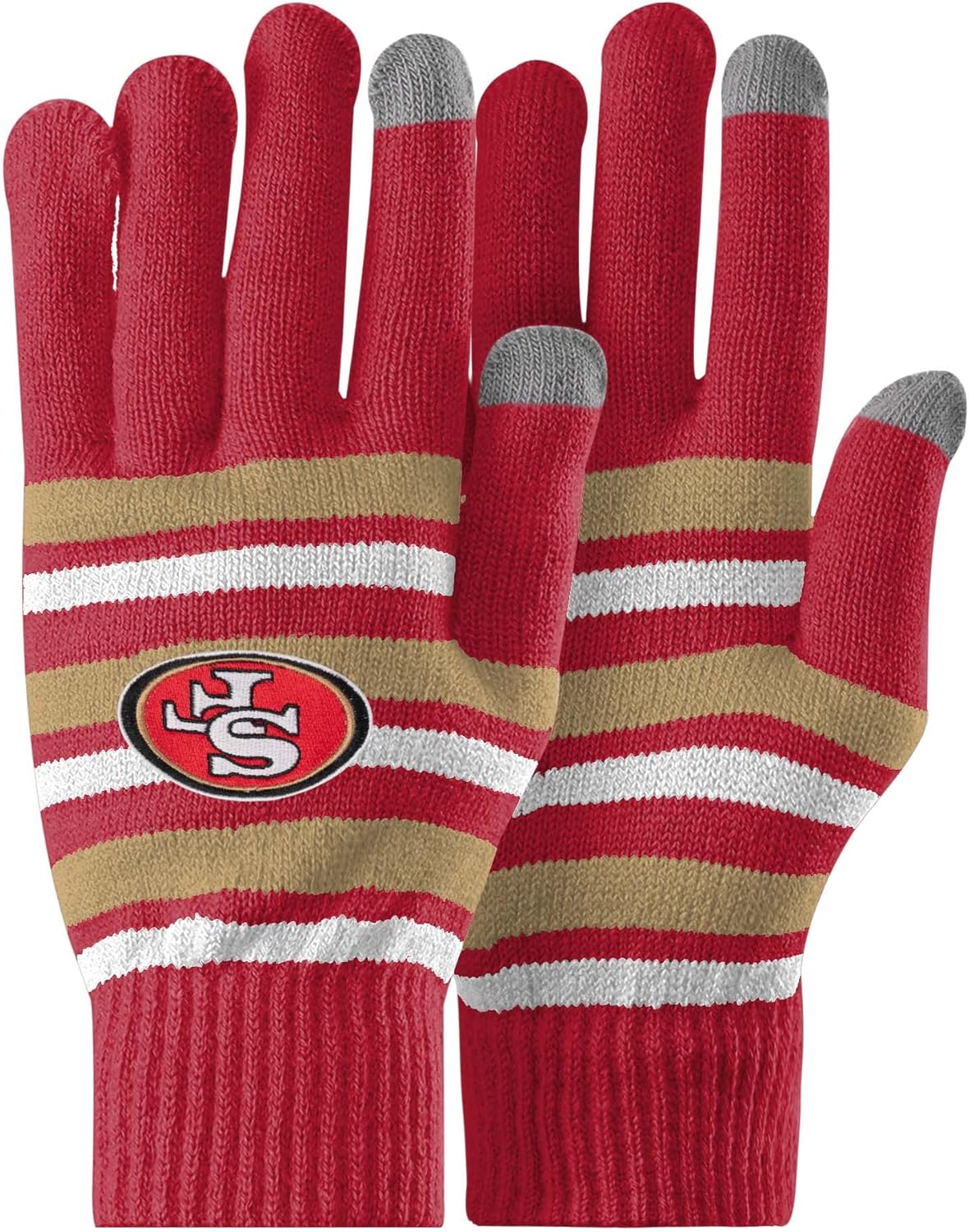 FOCO NFL Team Logo Winter Stretch Gloves