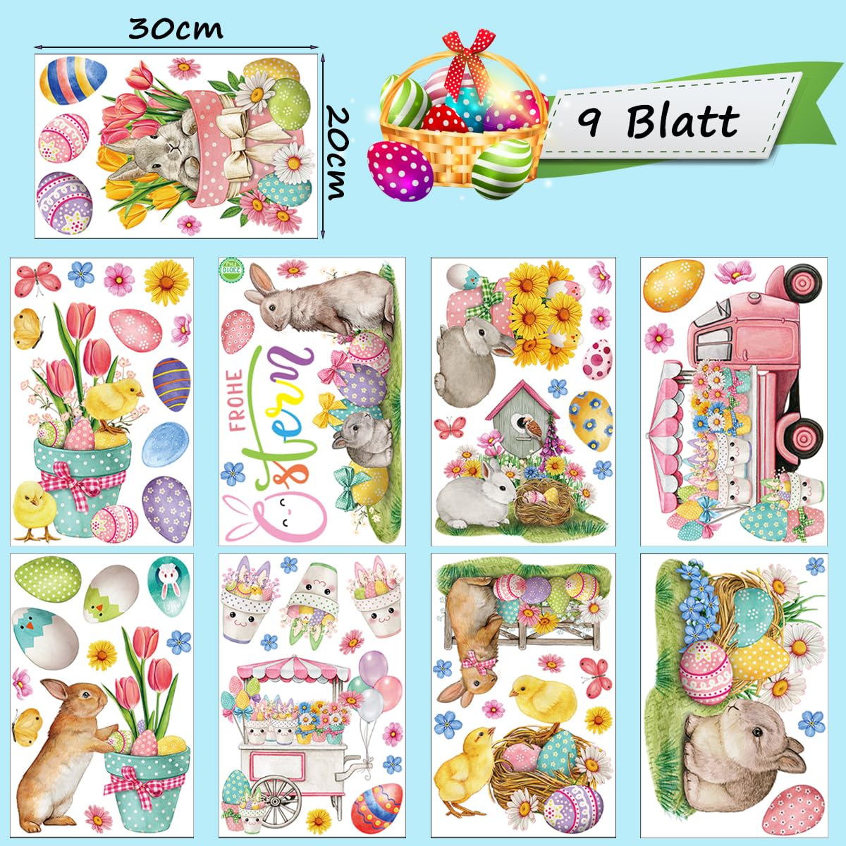 Raamstickers voor Pasen | Plak het
