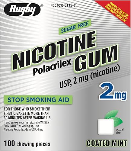 Rugby Nicotina Gum Recubierto Menta 2 Mg 100