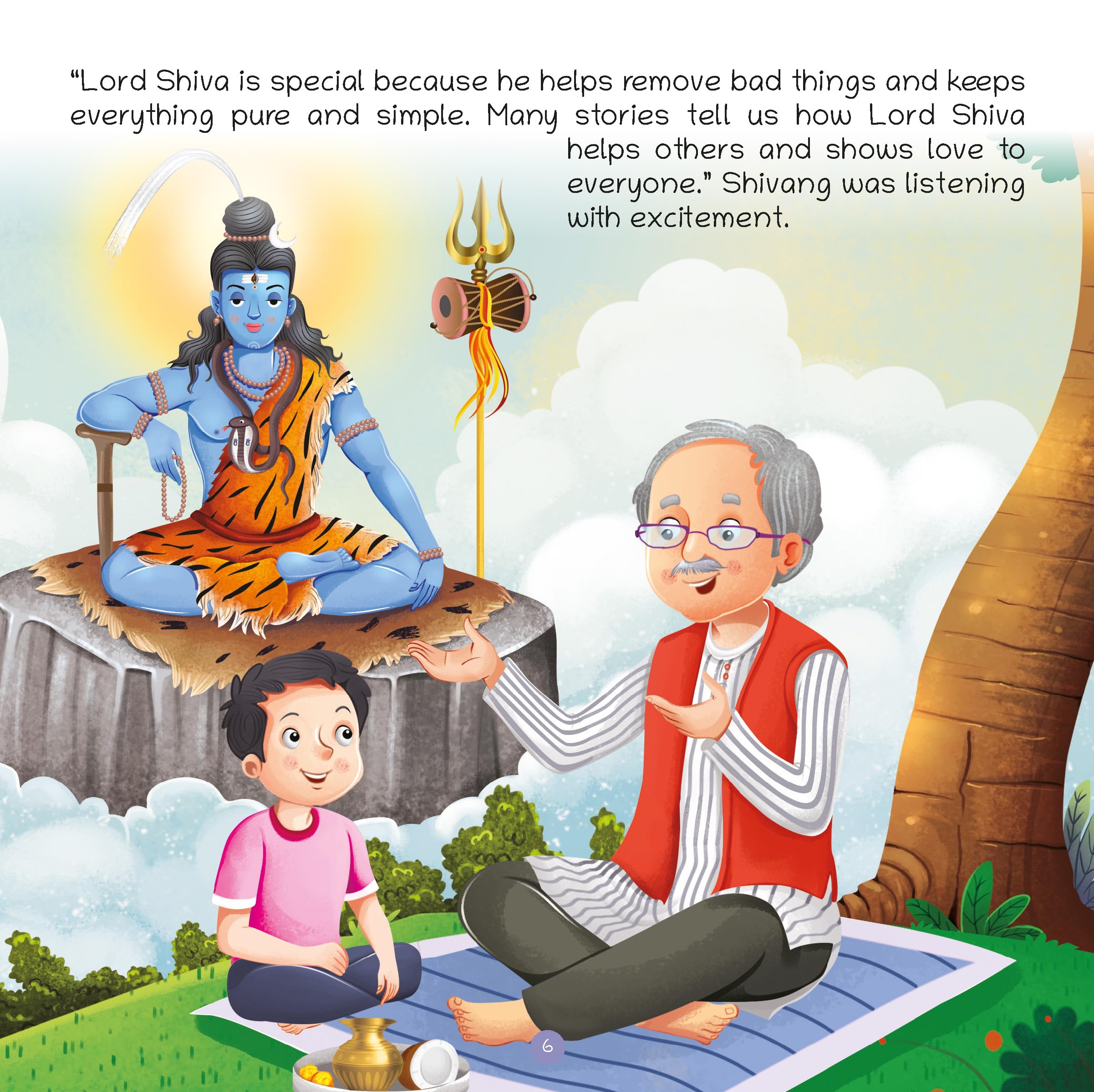 Oswaal Lil Legends Shiva Story Book for Kids Age 3-10 Years | Mythological Tales of Lord Shiva | Colourful Illustrations and Simple Language | Cultural Learning and Moral Stories 2