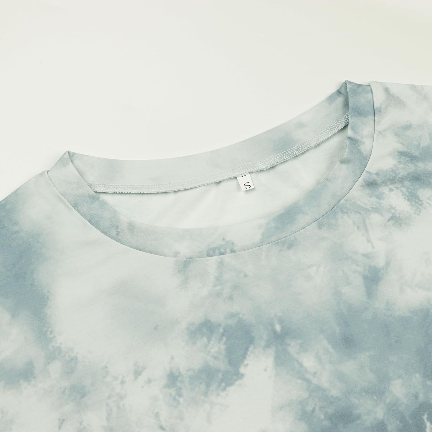 TSMNZMU Women's Pajama Sets Tie Dye Casual 2Pcs Sleepwear Long Sleeve Pullover Tops Long Pants Pockets Joggers - Image 3