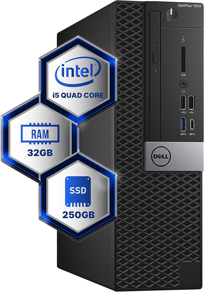 Dell OptiPlex 7050 デスクトップPC Dell Optiplex 7050 SFF Desktop PC Intel i7-7700 4-Cores 3.60