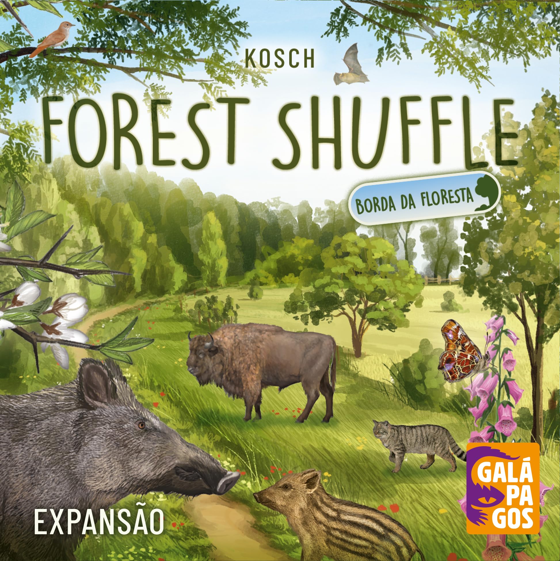 Asmodee,Forest Shuffle:Borda da Floresta(Expansão),Para Gamer