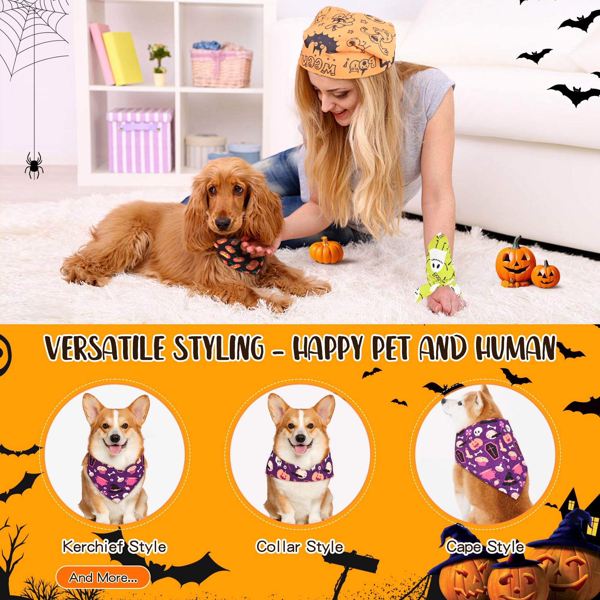 Halstücher für Hunde, gesäumt, für den Herbst, verstellbare Lätzchen für S-M-L, waschbar, Urlaub, Welpen, Halstuch, für Hundefriseure, Unterkünfte, 100 Stück