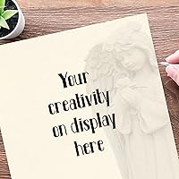 Vista 5 de Angelic - Papel para impresora láser y de inyección de tinta (100 unidades)