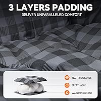 Vista 4 de Sillas de Camping de Gran Tamaño para Adultos Plegables Silla de Camping Acolchada de Servicio Pesado XL Silla de Camping - Soporte de 400 Libras