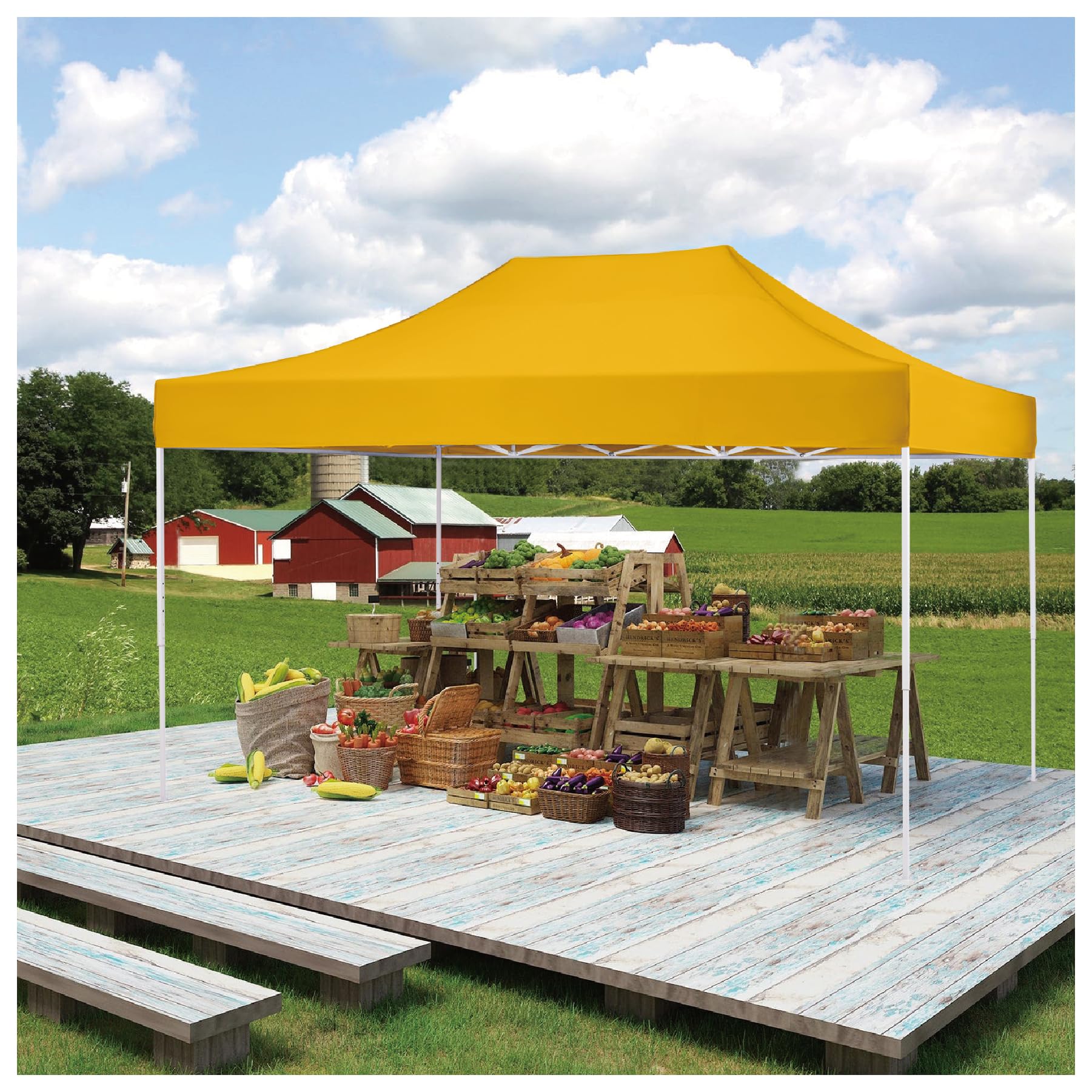 Amazon.com : AMERICAN PHOENIX 10x15 Canopy Tent Pop Up Easy