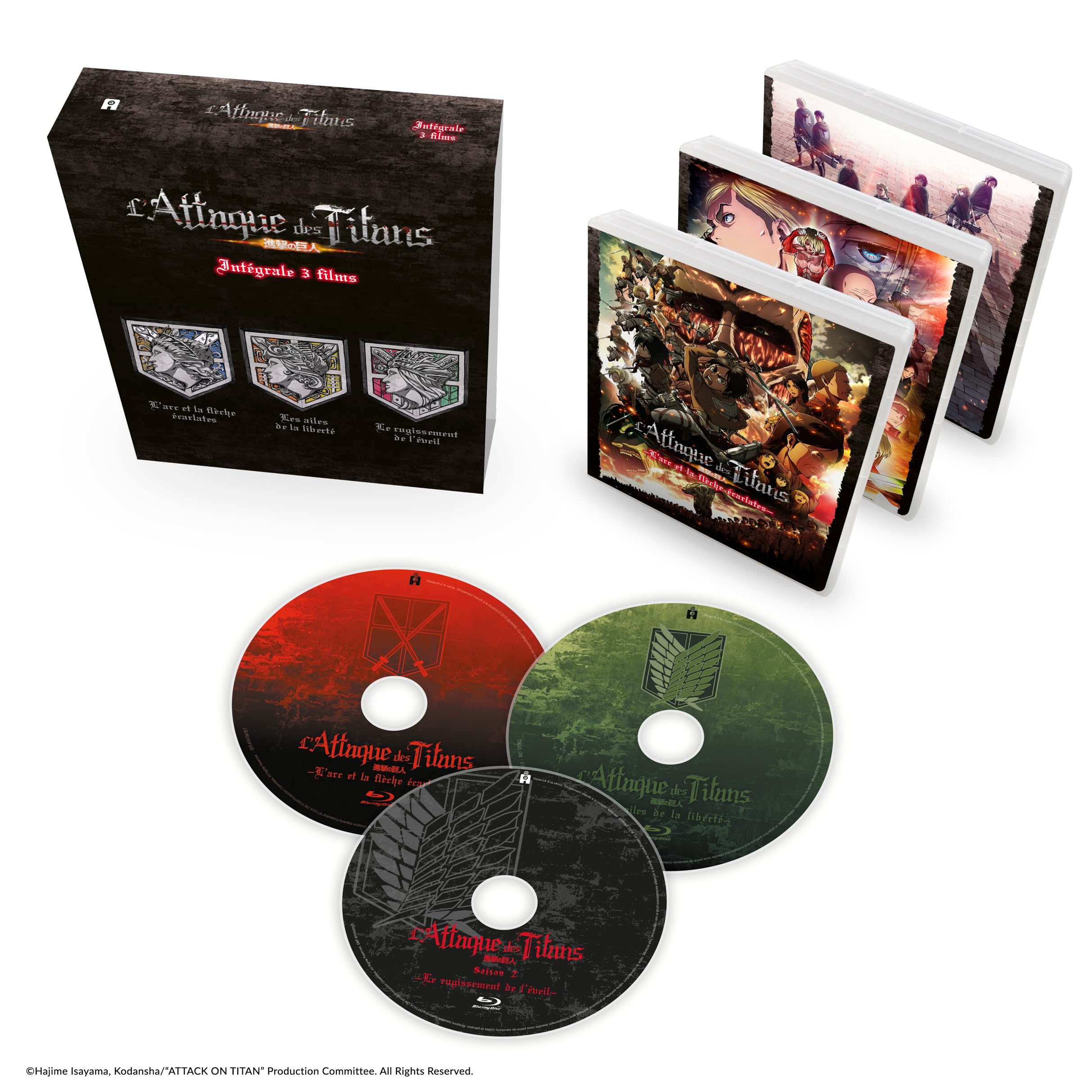 Attaque des Titans - Films 1 à 3 - L'