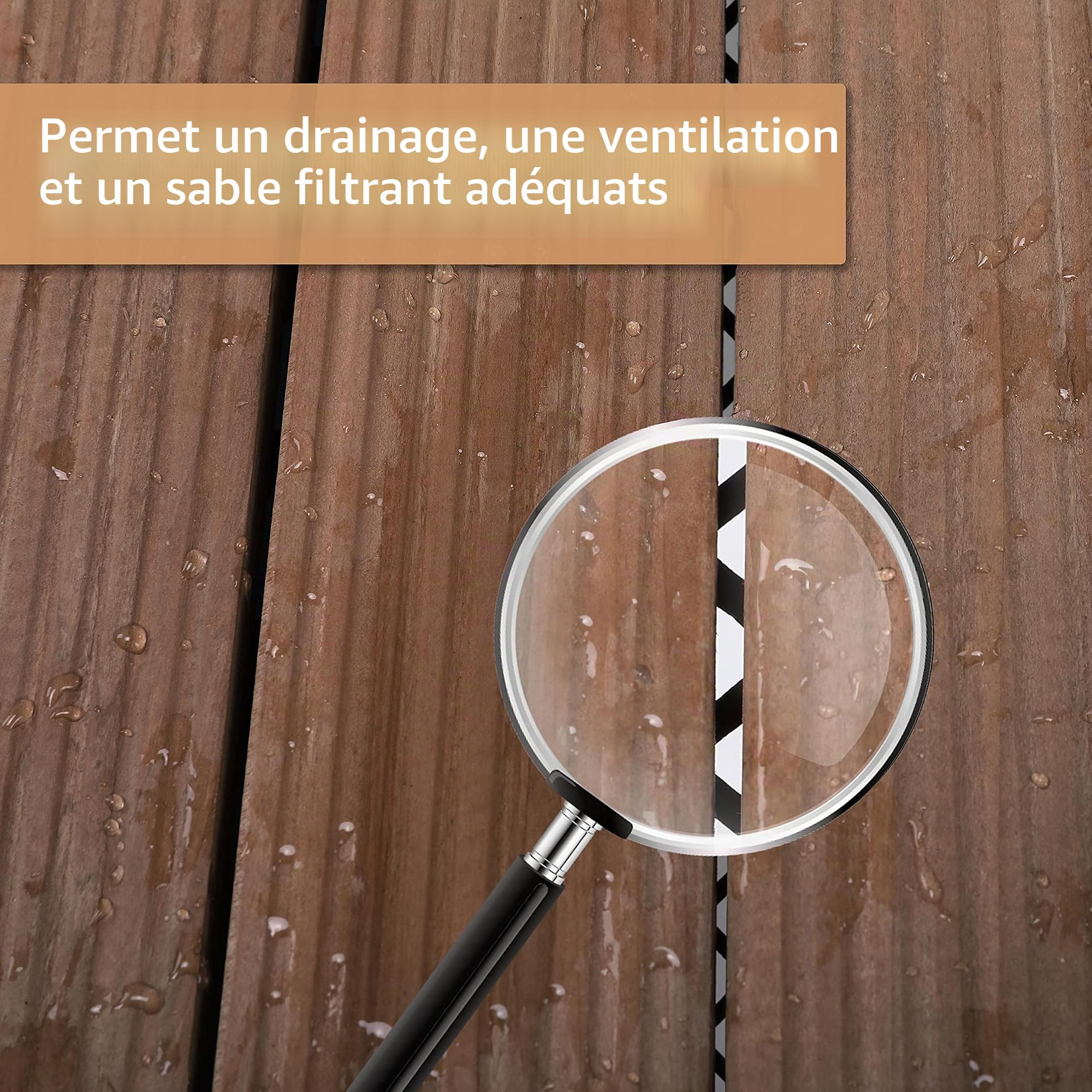 Yaheetech Lot de 11 Dalles de Terrasse Clipsable 30 cm × 30 cm, Dalles de Jardin en Bois de Sapin Convient pour 1 mètre carré, pour Intérieur Extérieur Patio Balcon Piscine 11 pièces