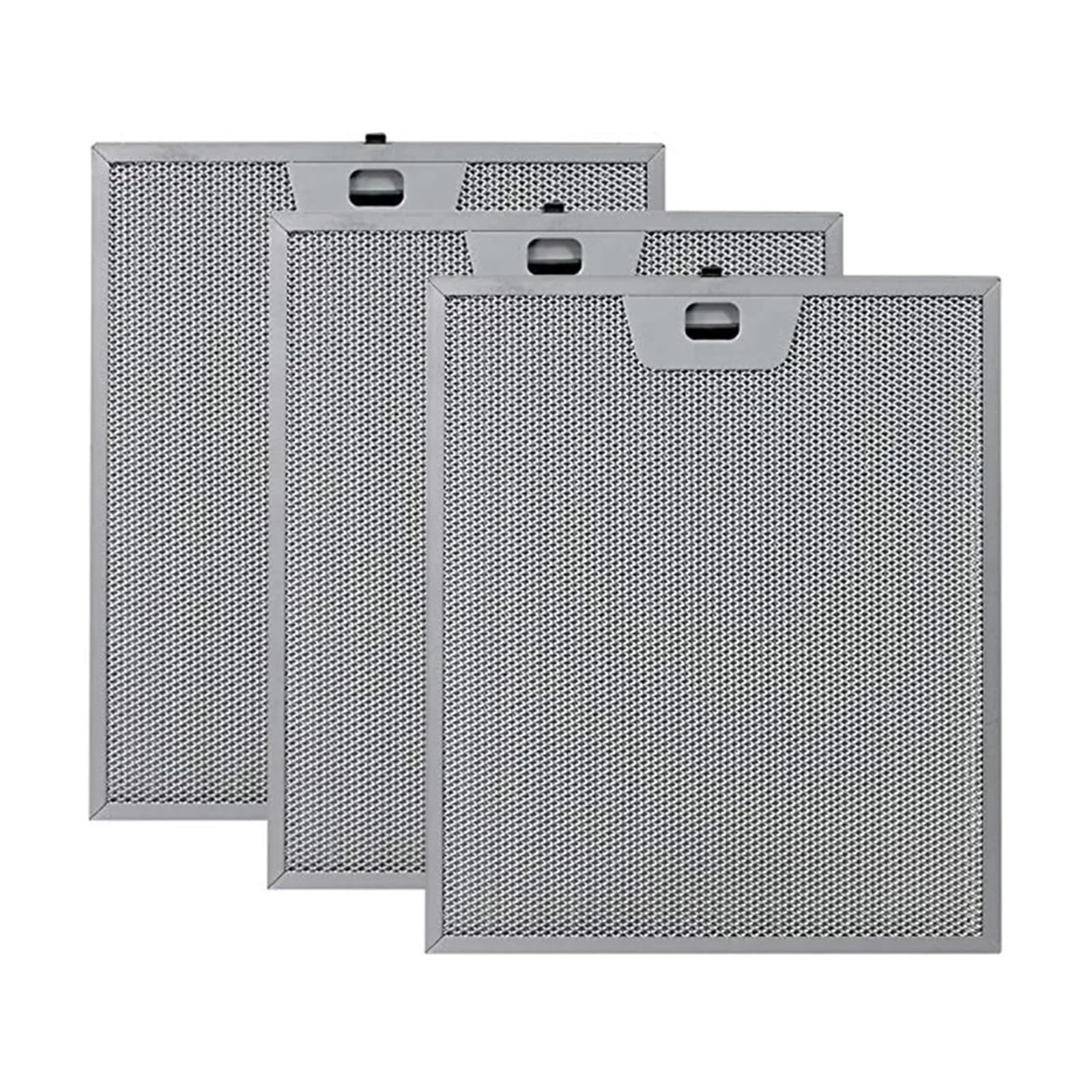 Intercepteur d'huile en aluminium 300x250mm pour hotte de cuisine aspirante multi-modèles, lot de 3