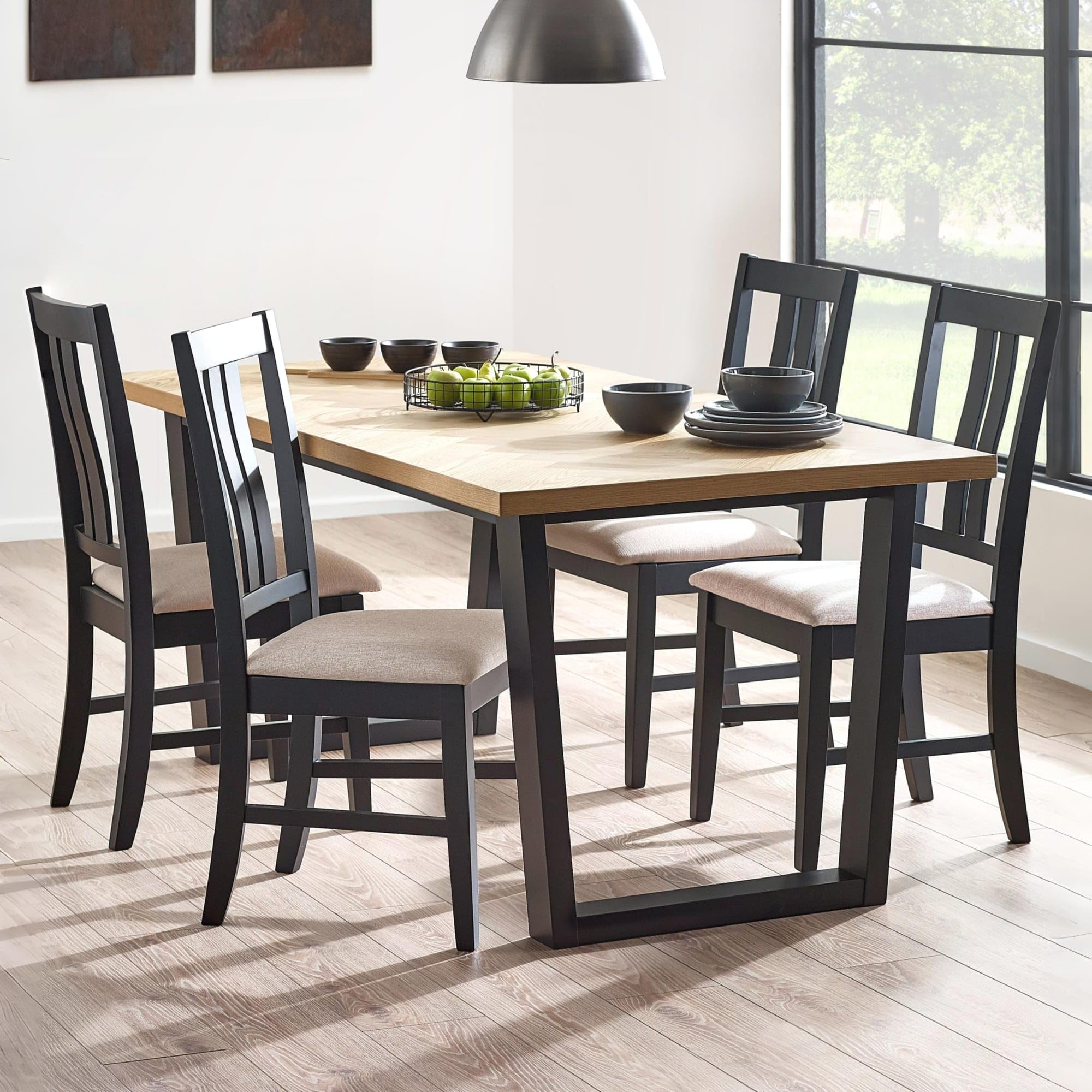 Julian Bowen Hilton 180cm Oak Dining Table