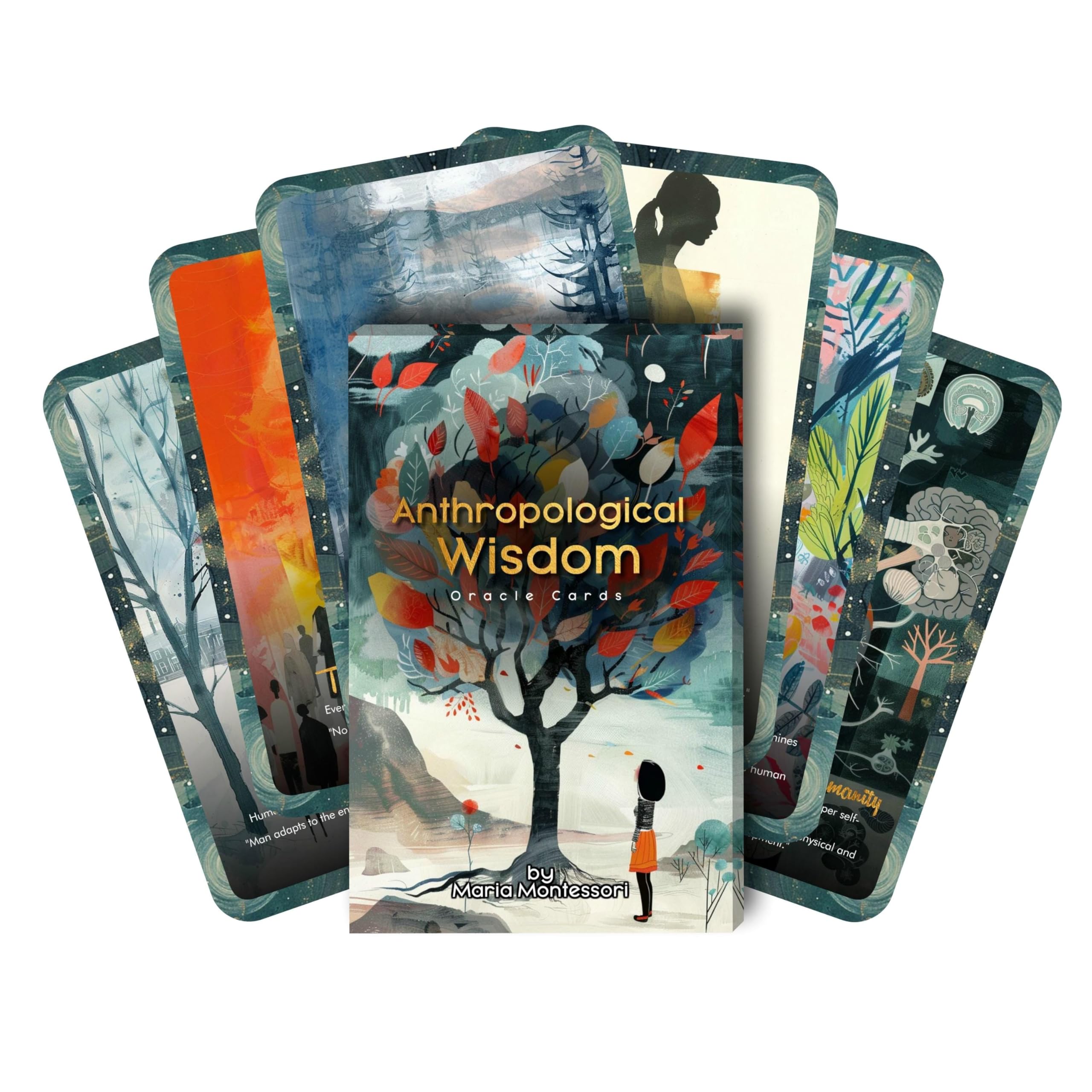 Ibiza Tarot Anthropological Wisdom - Oracle Cards - by Maria Montessori - English