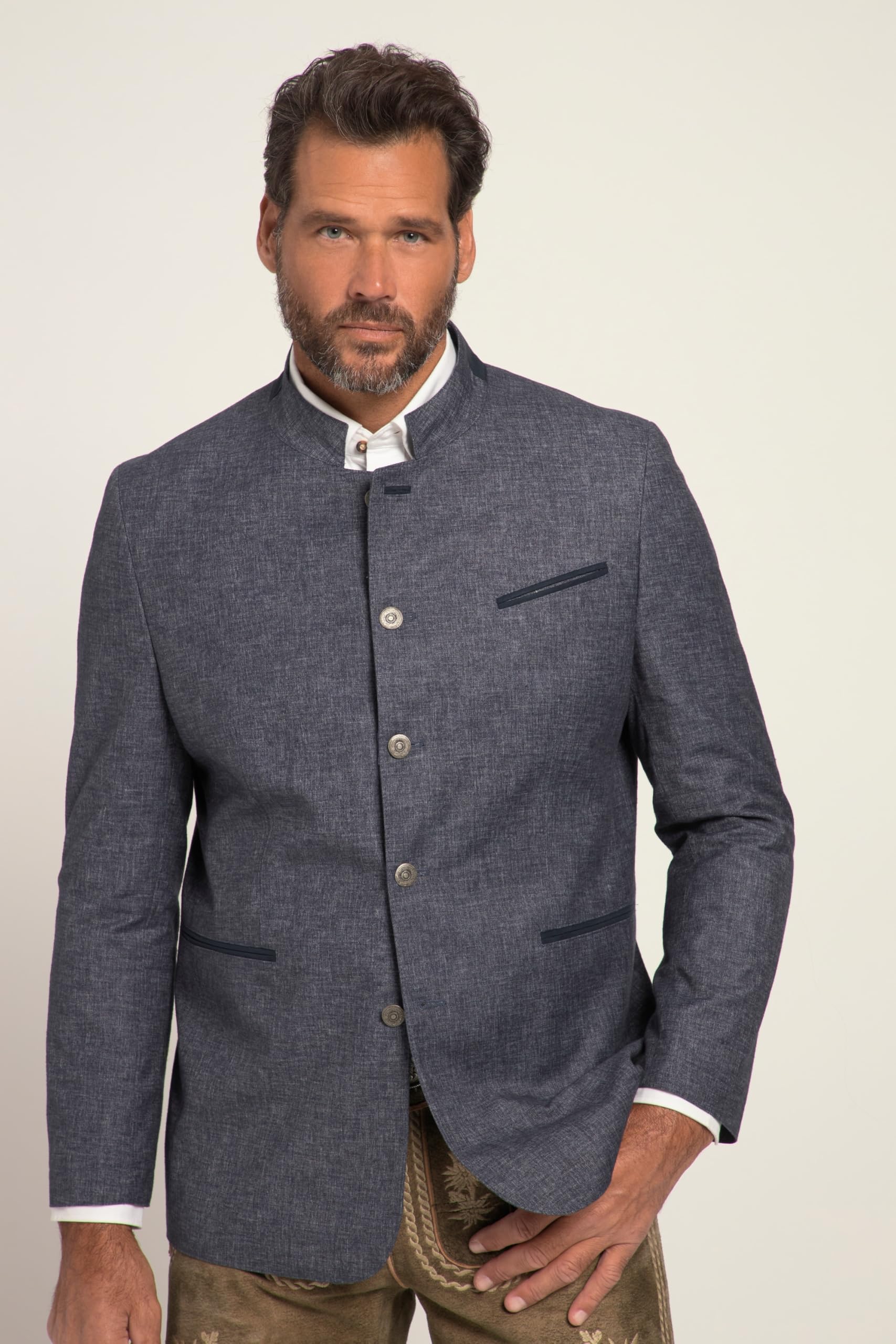 JP 1880 Herren große Größen Übergrößen Menswear L-8XL Janker, Tracht, Leinenmix, Trachtenfutter 820556