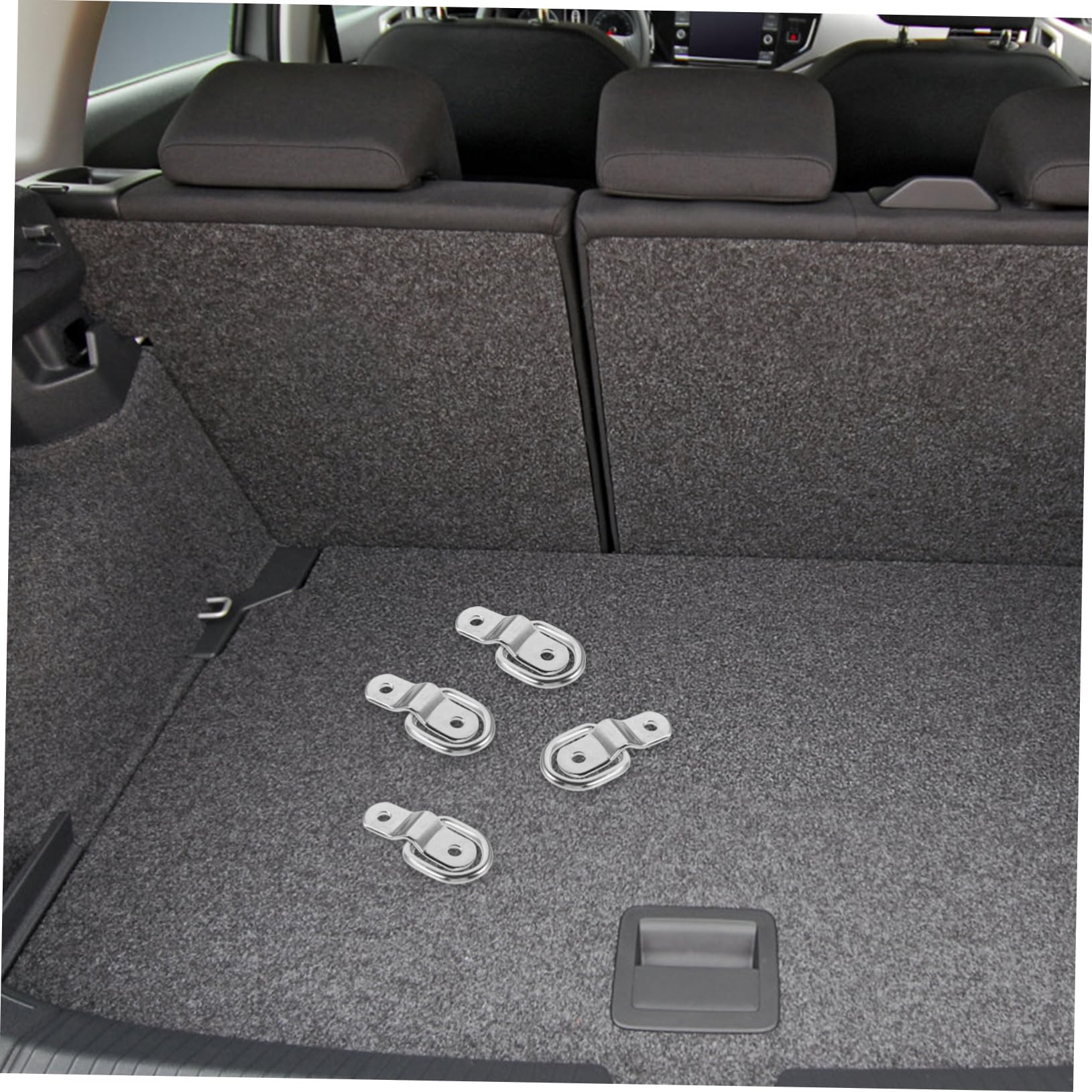 Ciieeo 3 Set D Ring Ancoraggio Per Inossidabile Fissaggio Sicuro E Resistente Per Carichi Pesanti Su Auto E Barche Per Trasporti E Attrezzature Da Campeggio 8 Pezzi*3