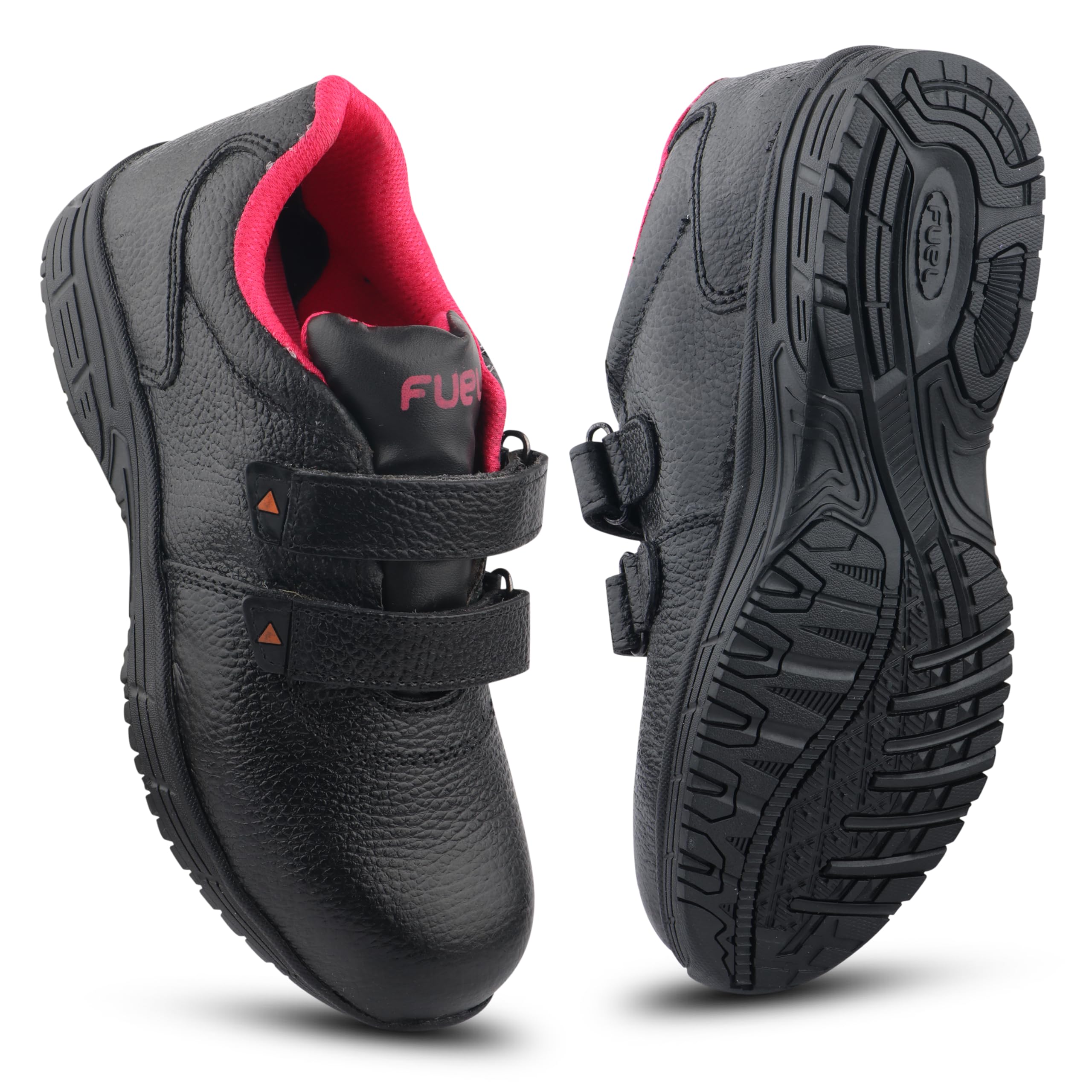 FUEL Gracy Grain Leather Safety Shoes for Women Industrial Rubber Single Density Sole, 200J Steel Toe, Energy Absorption (Sizes -3UK - 8UK/India) Black (B0D3LZPM18) Amazon Price History, Amazon Price Tracker