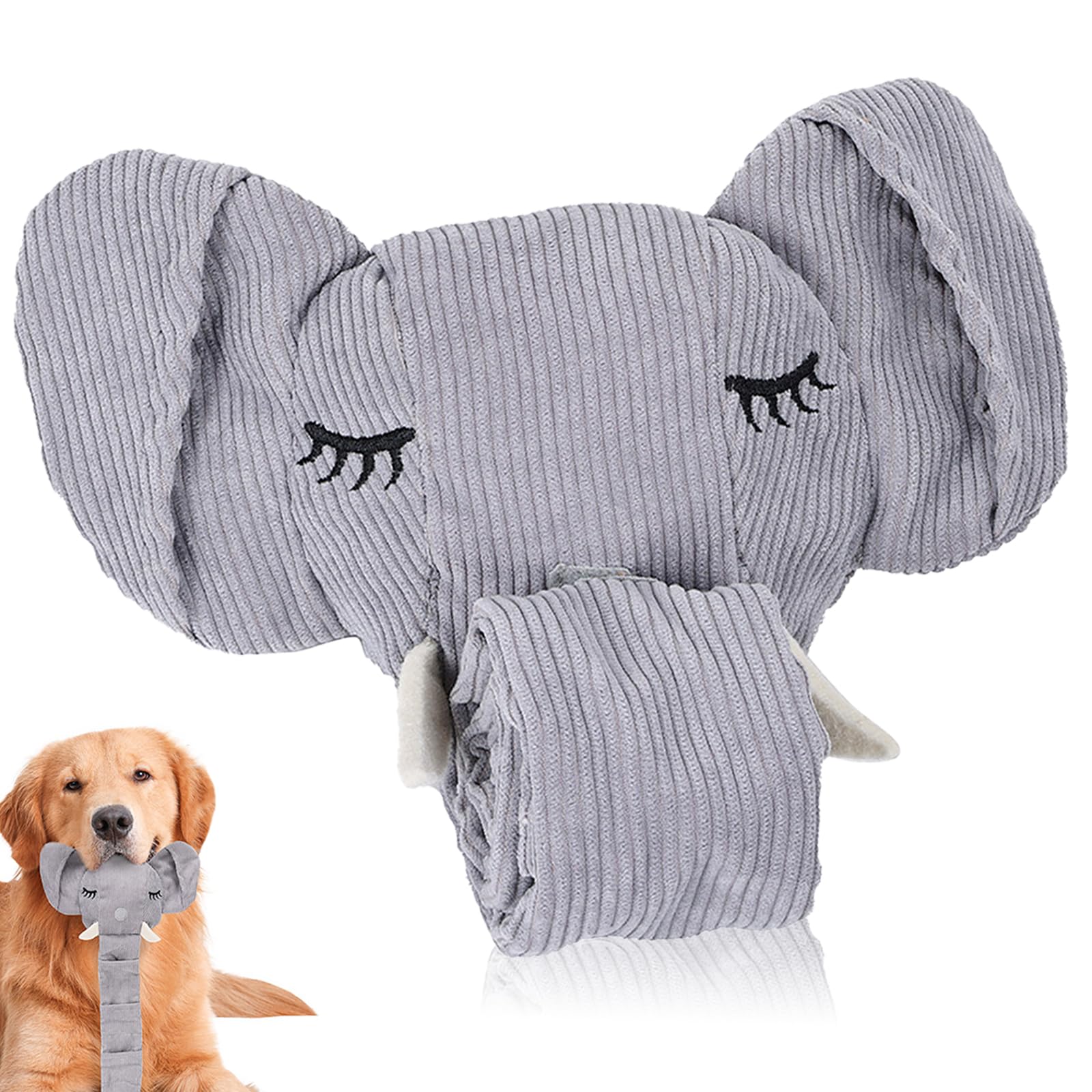 Forhome Juguete interactivo para perros, juguete de inteligencia para perros con escondite de comida, juguete para perros indestructible, juguete para masticar perros grandes y pequeños y medianos