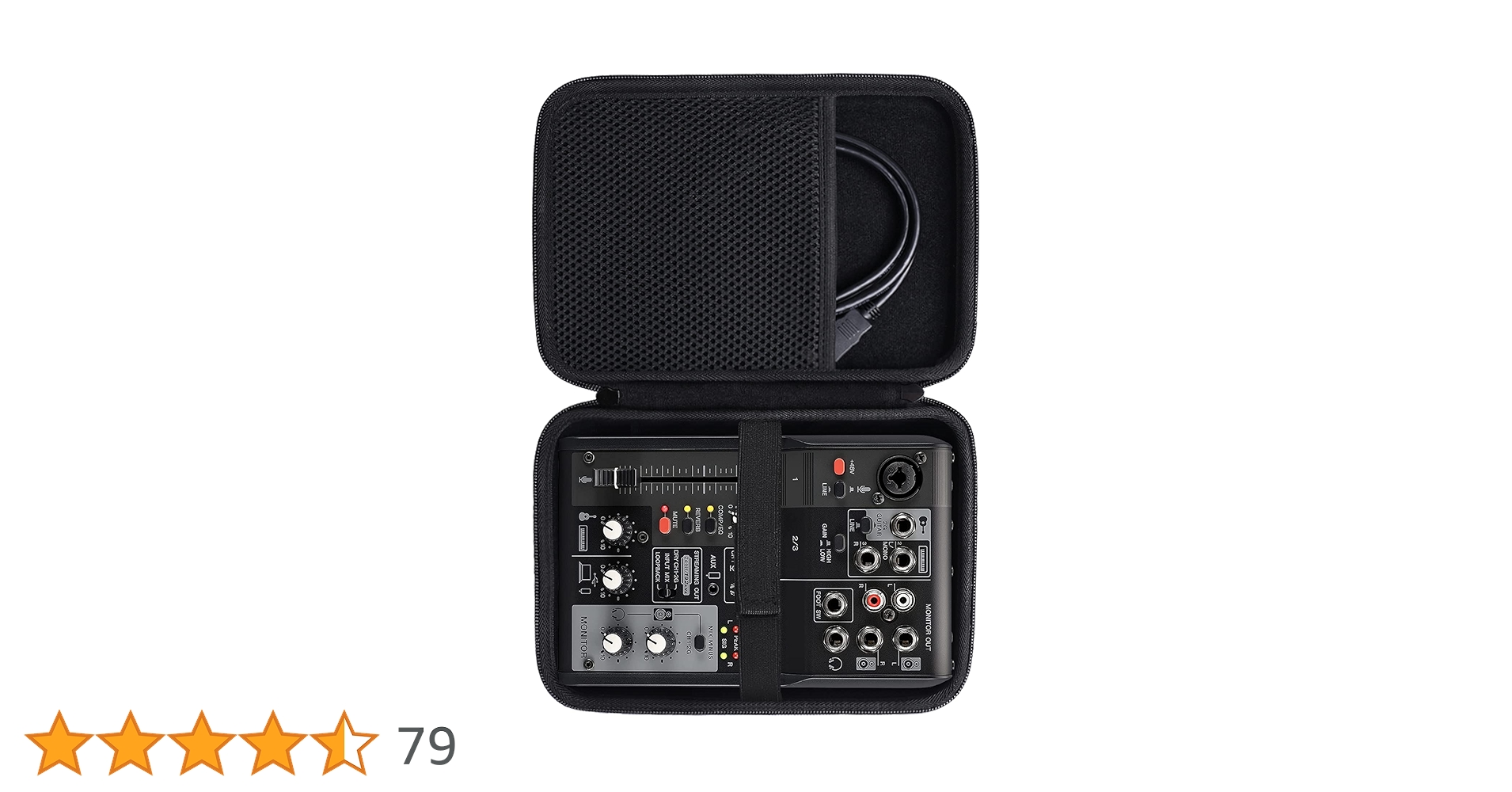 YAMAHA AG03mk2 オーディオインターフェース ケース付き　ブラック Amazon | 【Khanka 収納ケース】互換品 ヤマハ YAMAHA AG03