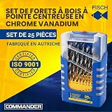 Fisch FSF-364740 Metric Brad Pt. Drill Bit Set - 2