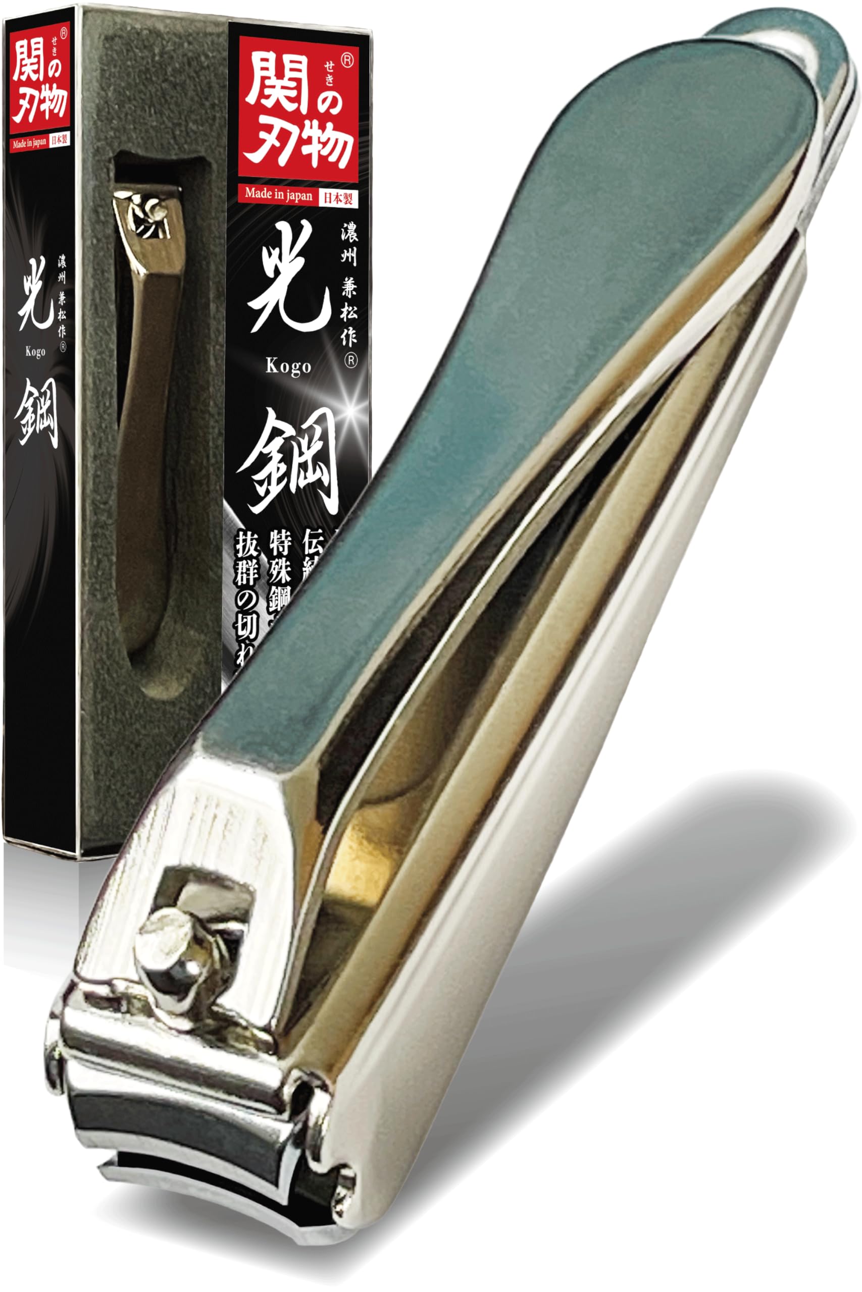 Seki Cutlery, Premium Special Steel, Nail Clipper, Optical Steel, Made in Japan, Made in Japan, Traditional Precision Forging Technique by Artisans, Nickel Chrome Finish, All Metal : Beauty