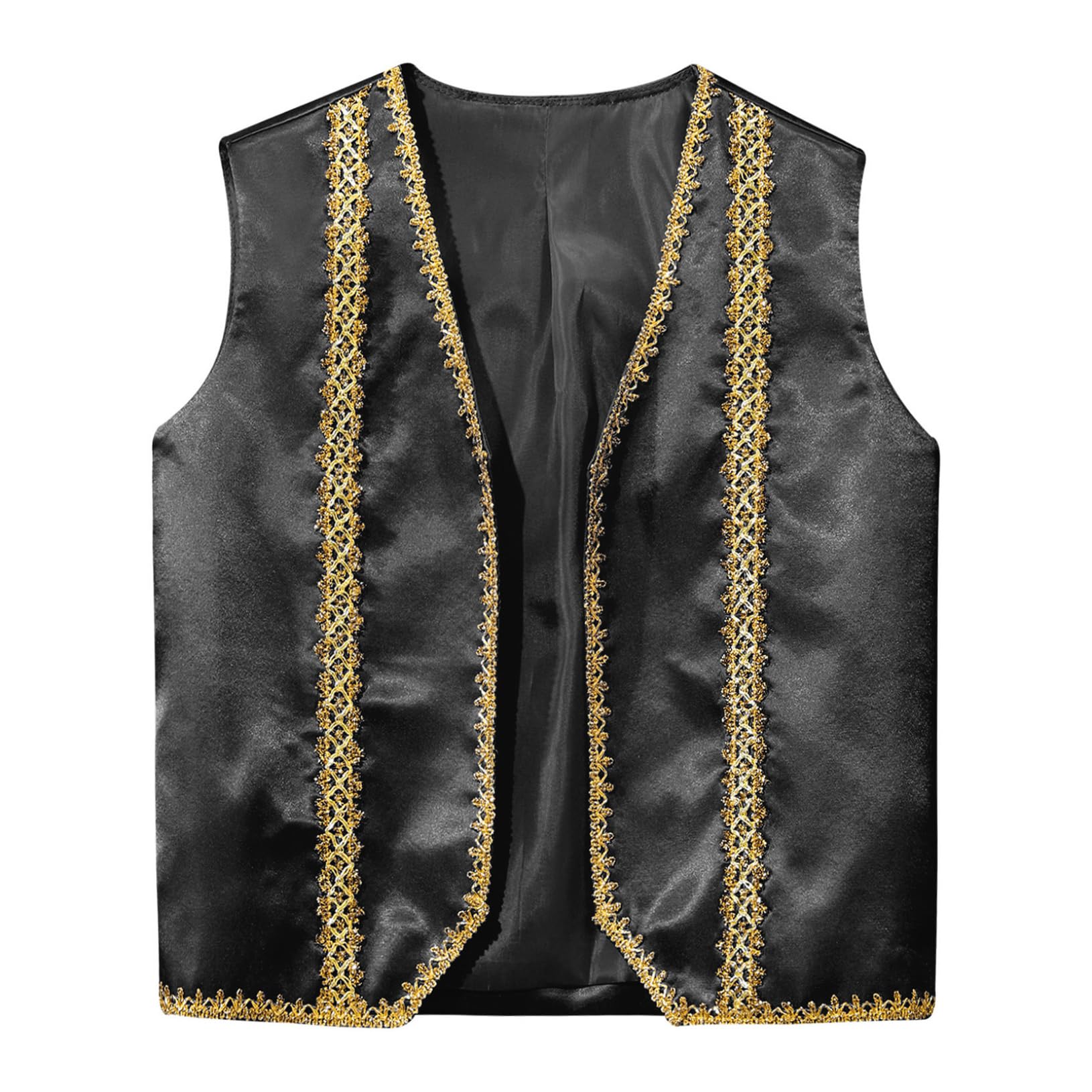 Freebily Garçons Chemise Gilet sans Manche Imprimé Gentleman Enfant Veste Costume d'honneur Mariage Cérémonie Baptême Bébé 2-16 Ans