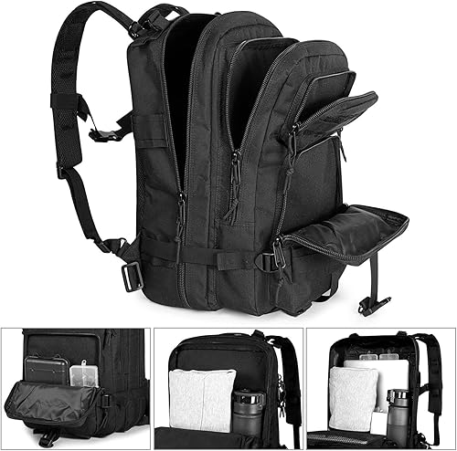 Miniatura 4 de G4Free mochila deportiva militar táctica para camping, hiking, trekking, diseño personalizado de 40 L