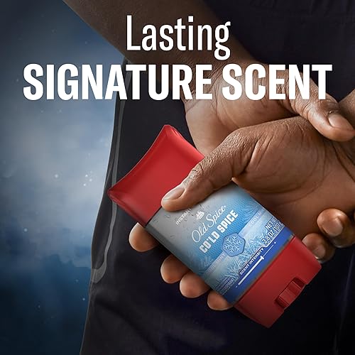 Vista 9 de Old Spice Red Collection Clear Gel Antitranspirante y desodorante para hombres, aroma a especias frías, protección contra olores de 48 horas