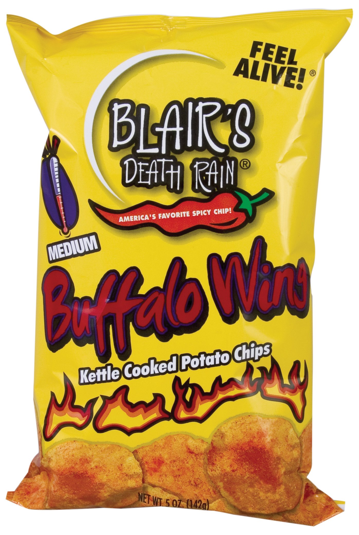 Blair's Death Rain Buffalo Wing Potato Chips 142 g
