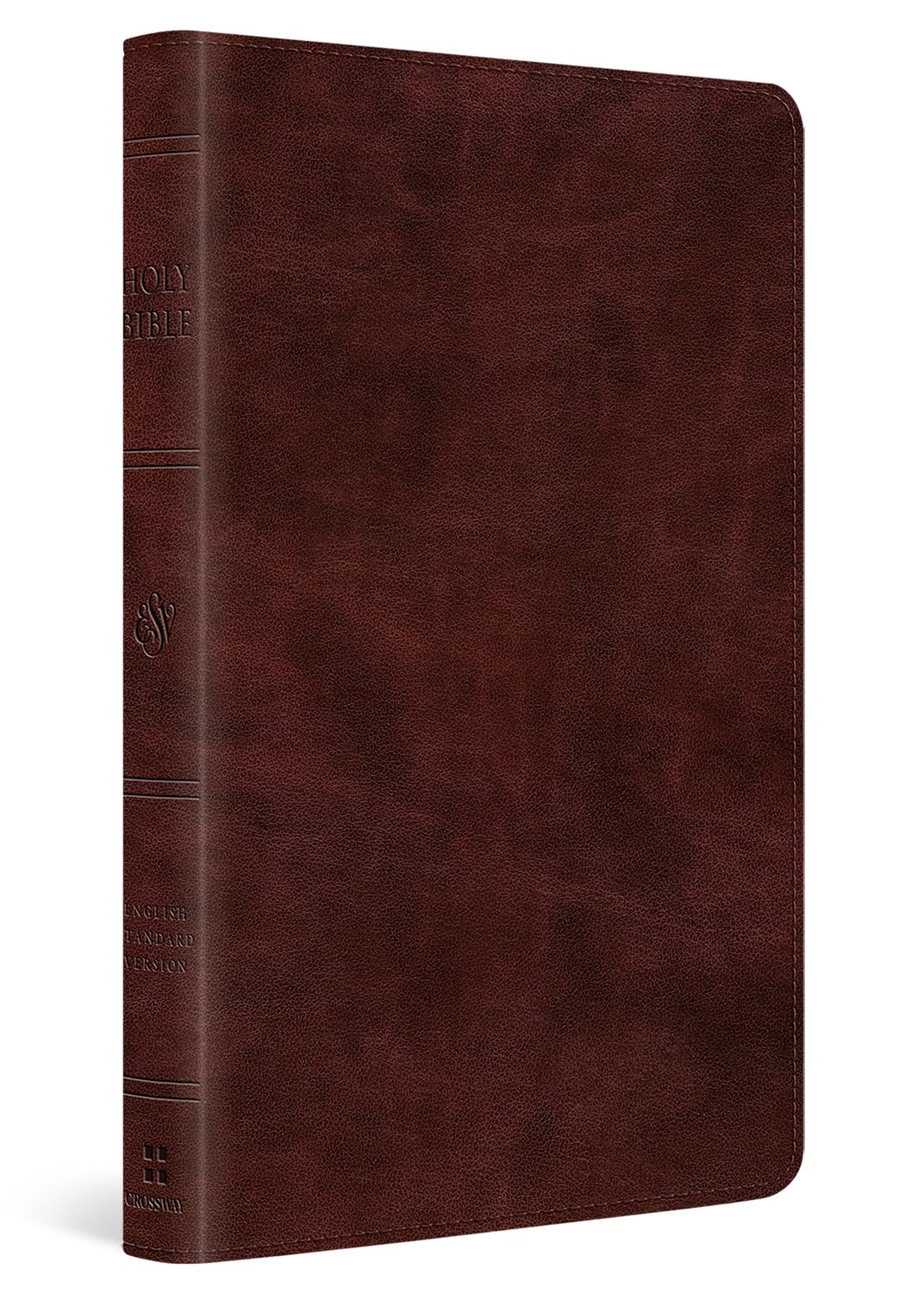 ESV Large Print Thinline Bible, Red Letter (TruTone, Mahogany)