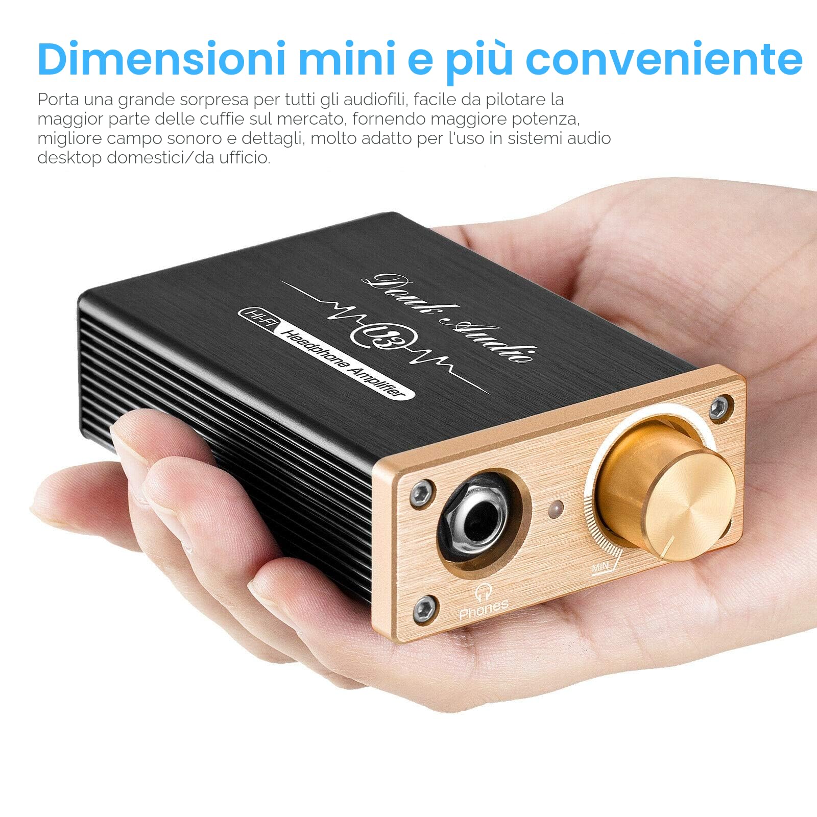 Douk Audio U3 Mini Amplificatore per cuffie stereo classe A