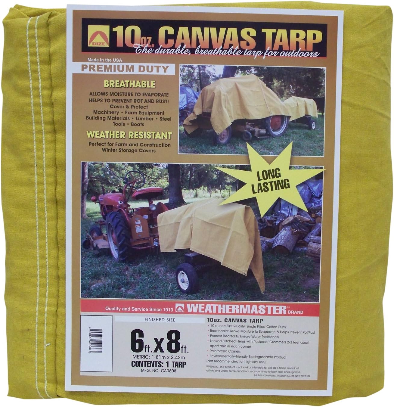 CA0608 Canvas Tarp