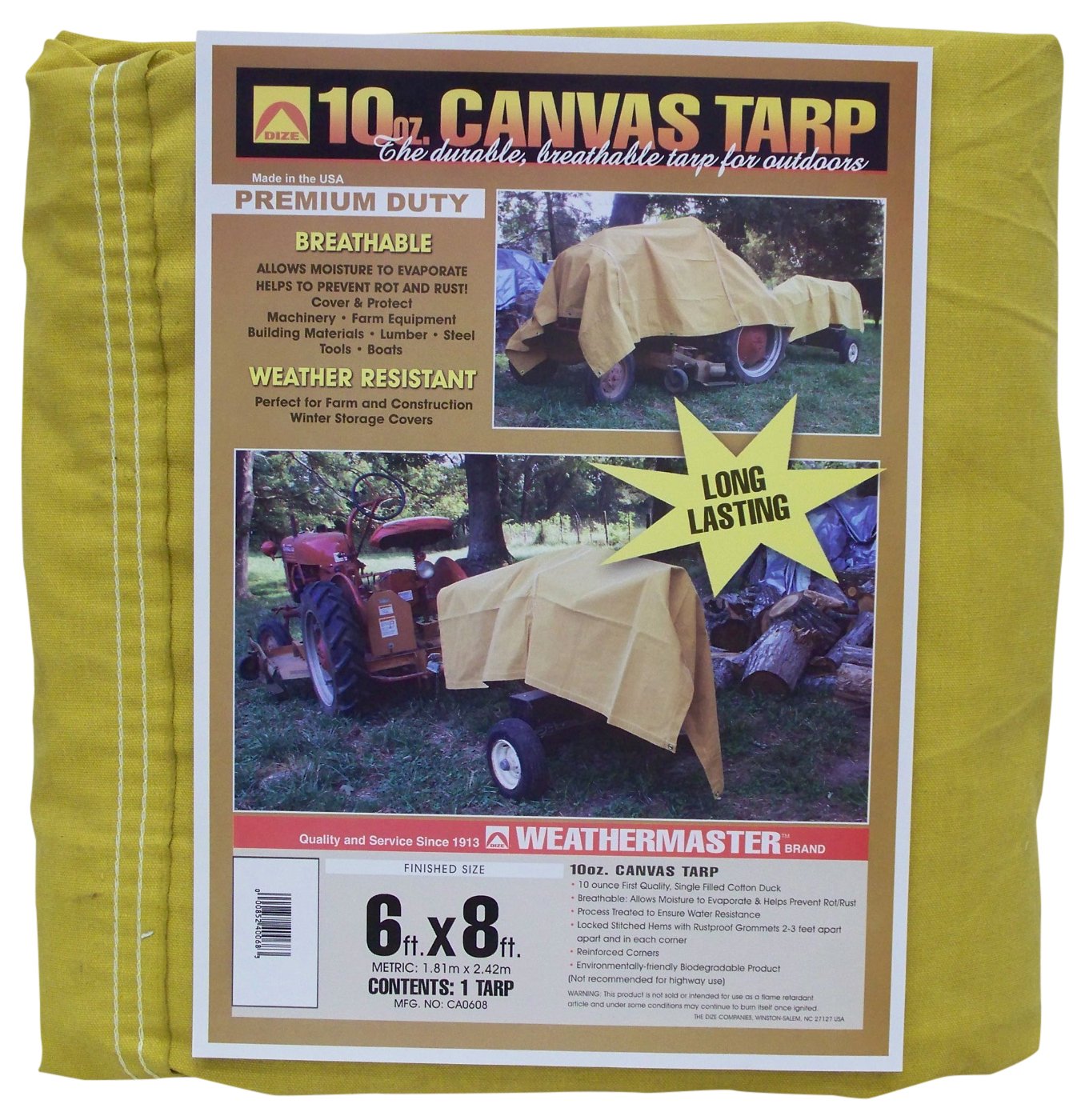 CA0608 Canvas Tarp