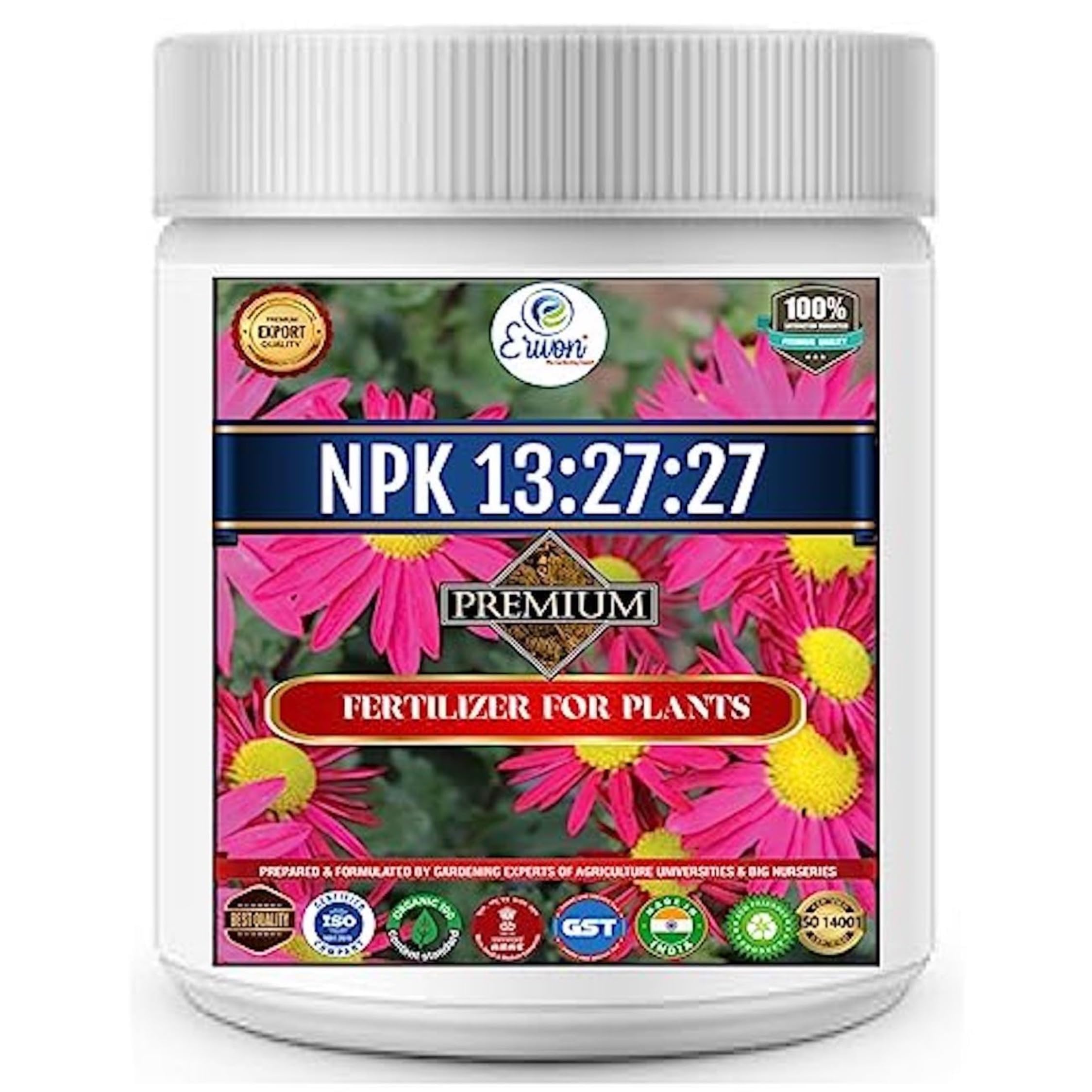 Erwon® NPK 13:27:27, Premium Fertilizer, 100% pure Powerful Fertilizer for Overall Growth of Plants (900) (B09HPLFCC3) Amazon Price History, Amazon Price Tracker